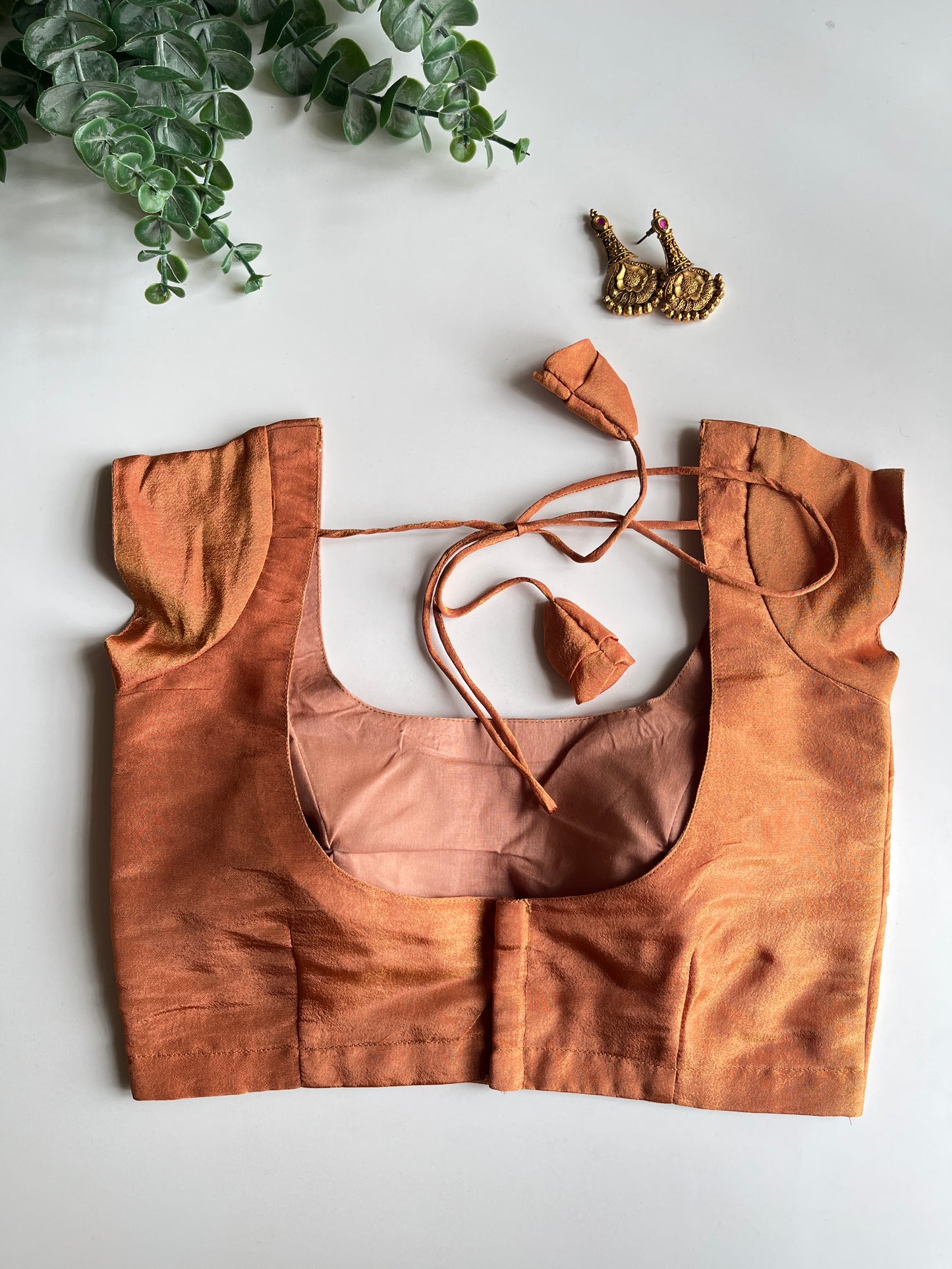 Copper Tissue Blouse
