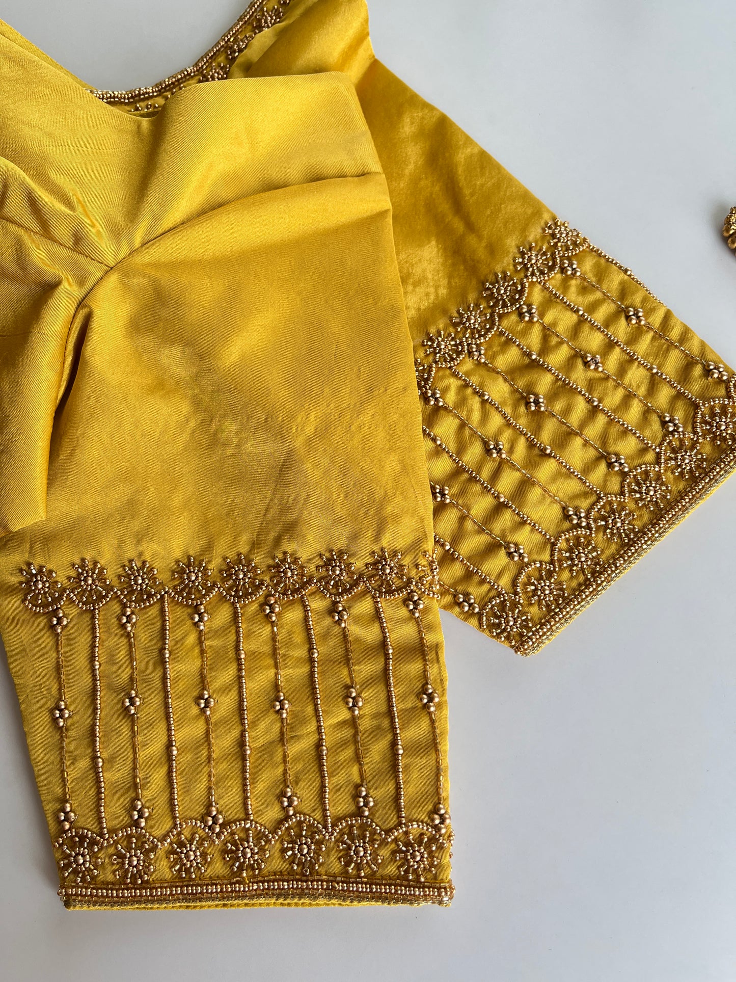 Yellow Handwork Blouse
