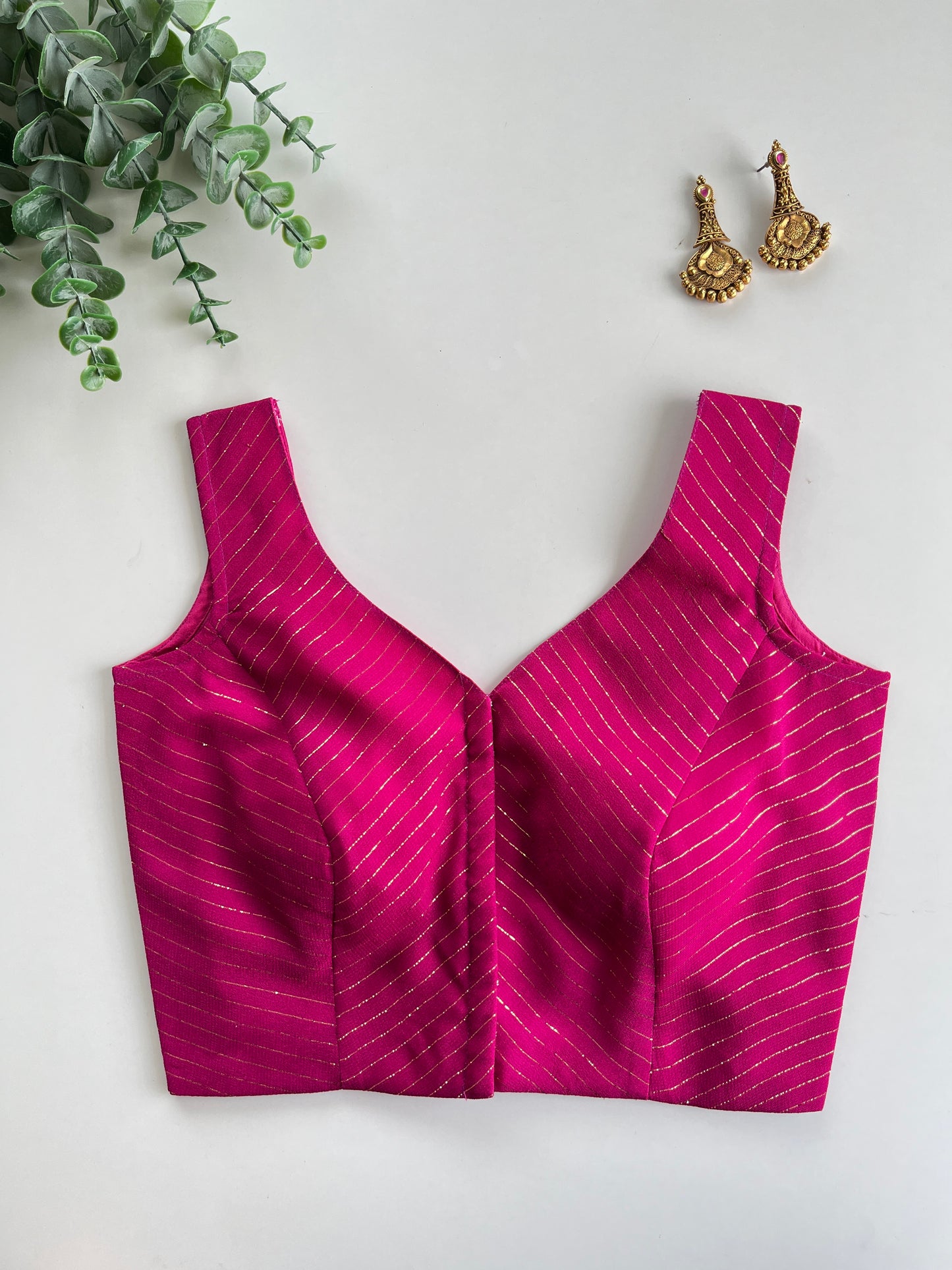 Saba in Magenta Blouse