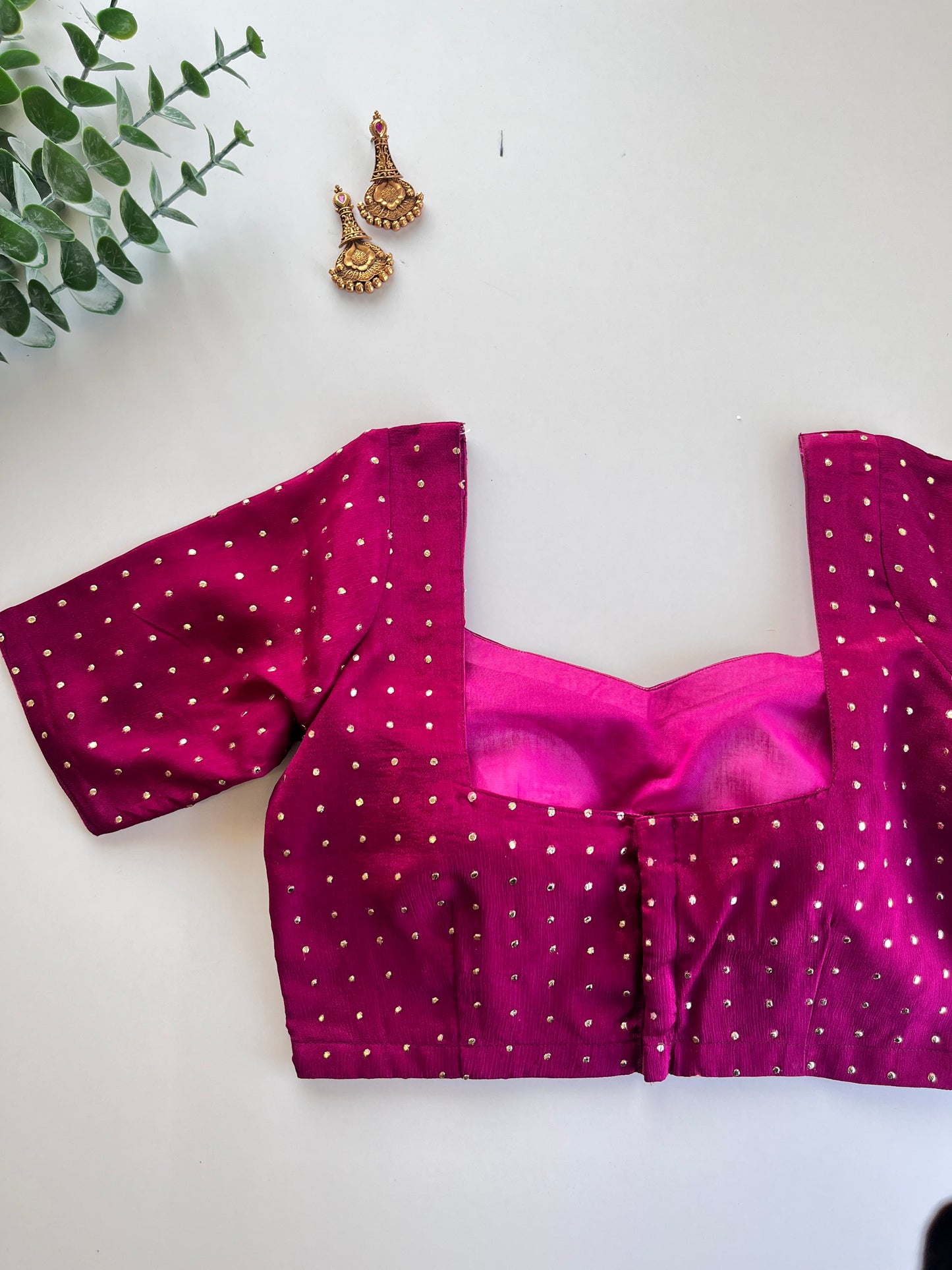 Asma Blouse in Majenta