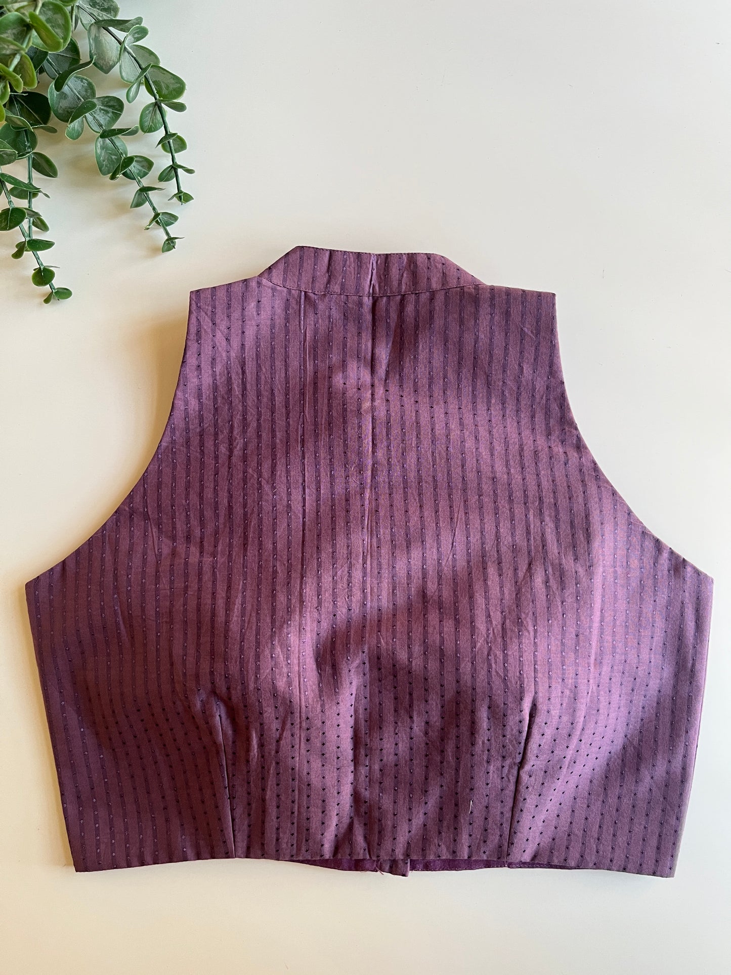Grape Wine Collar Blouse