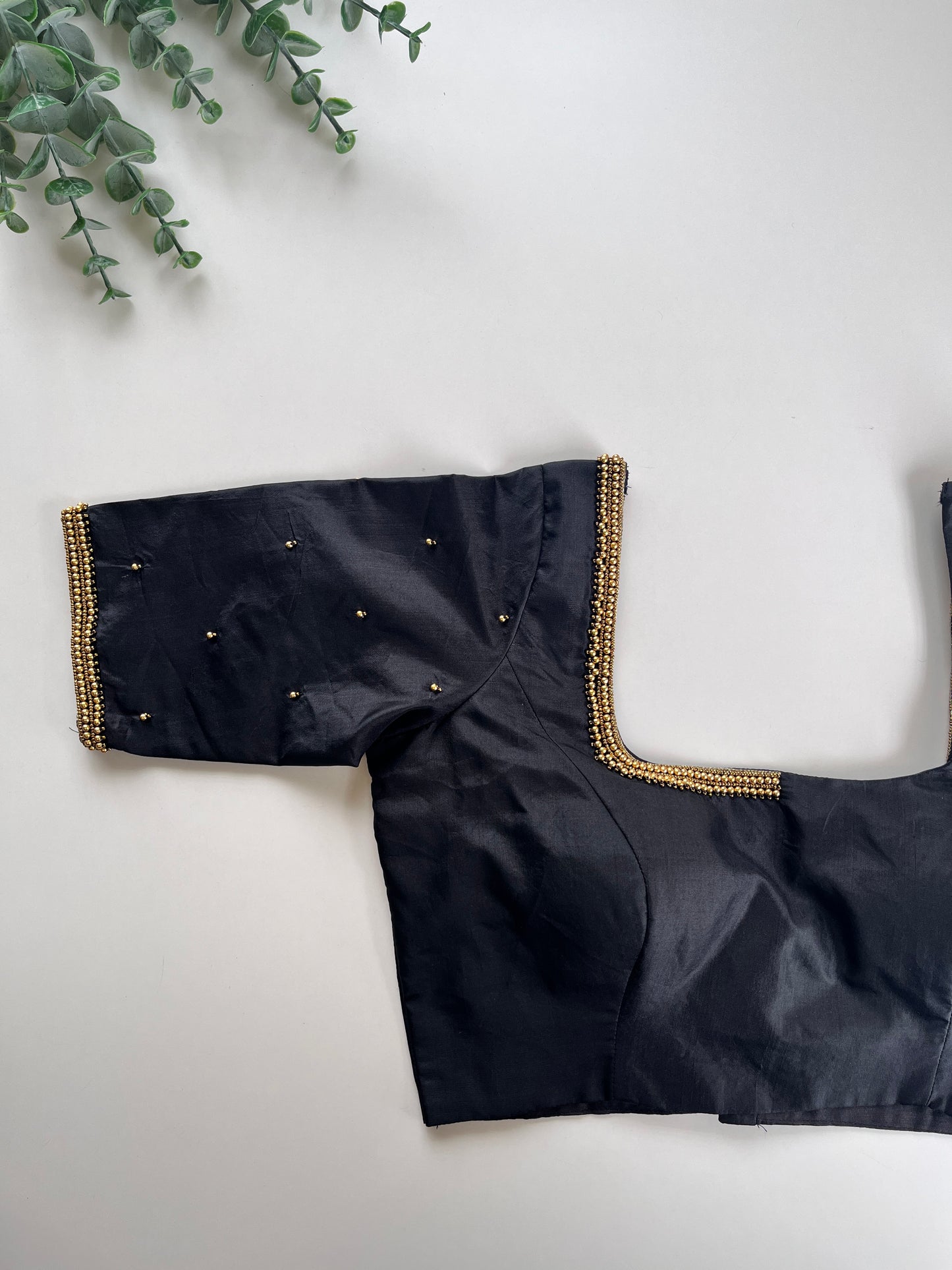 Black Handwork Blouse