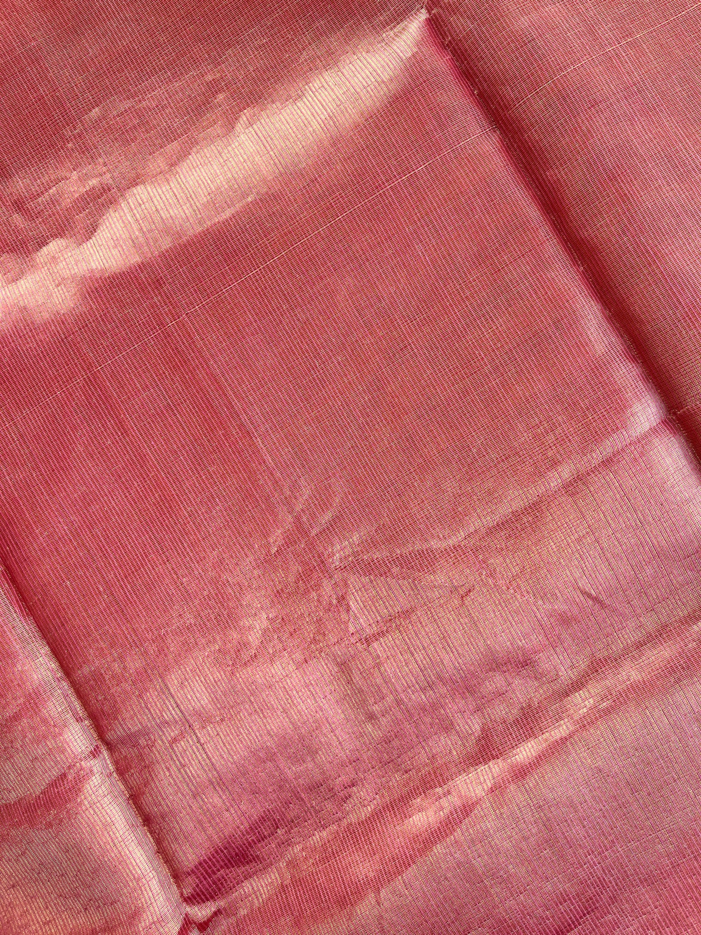Blush Pink Maheshwasri Cotton Silk Saree