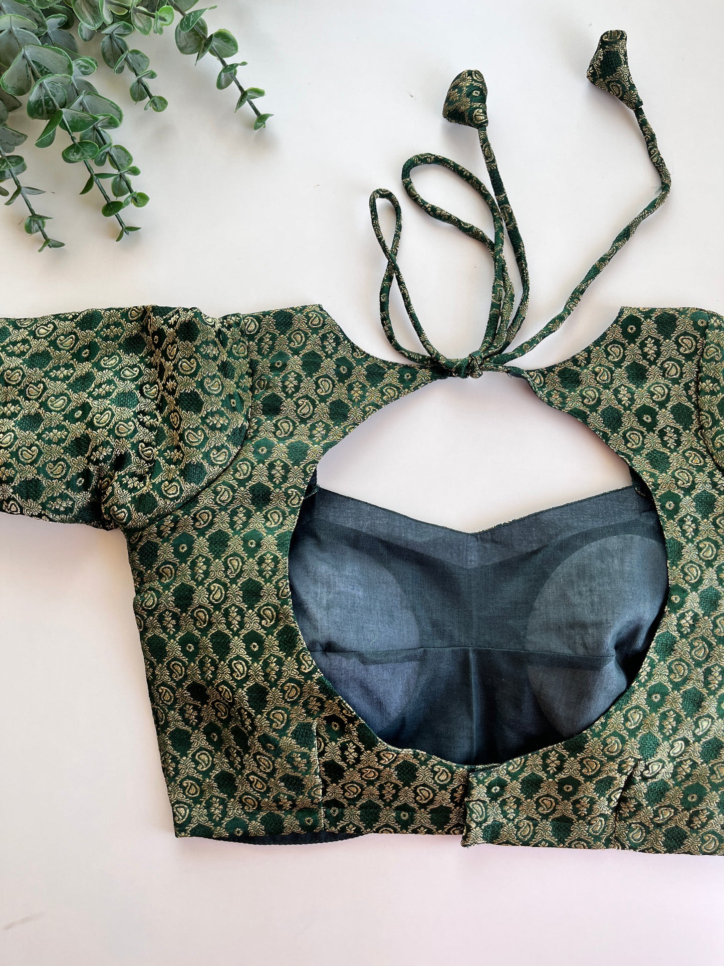 Green Banaras Blouse