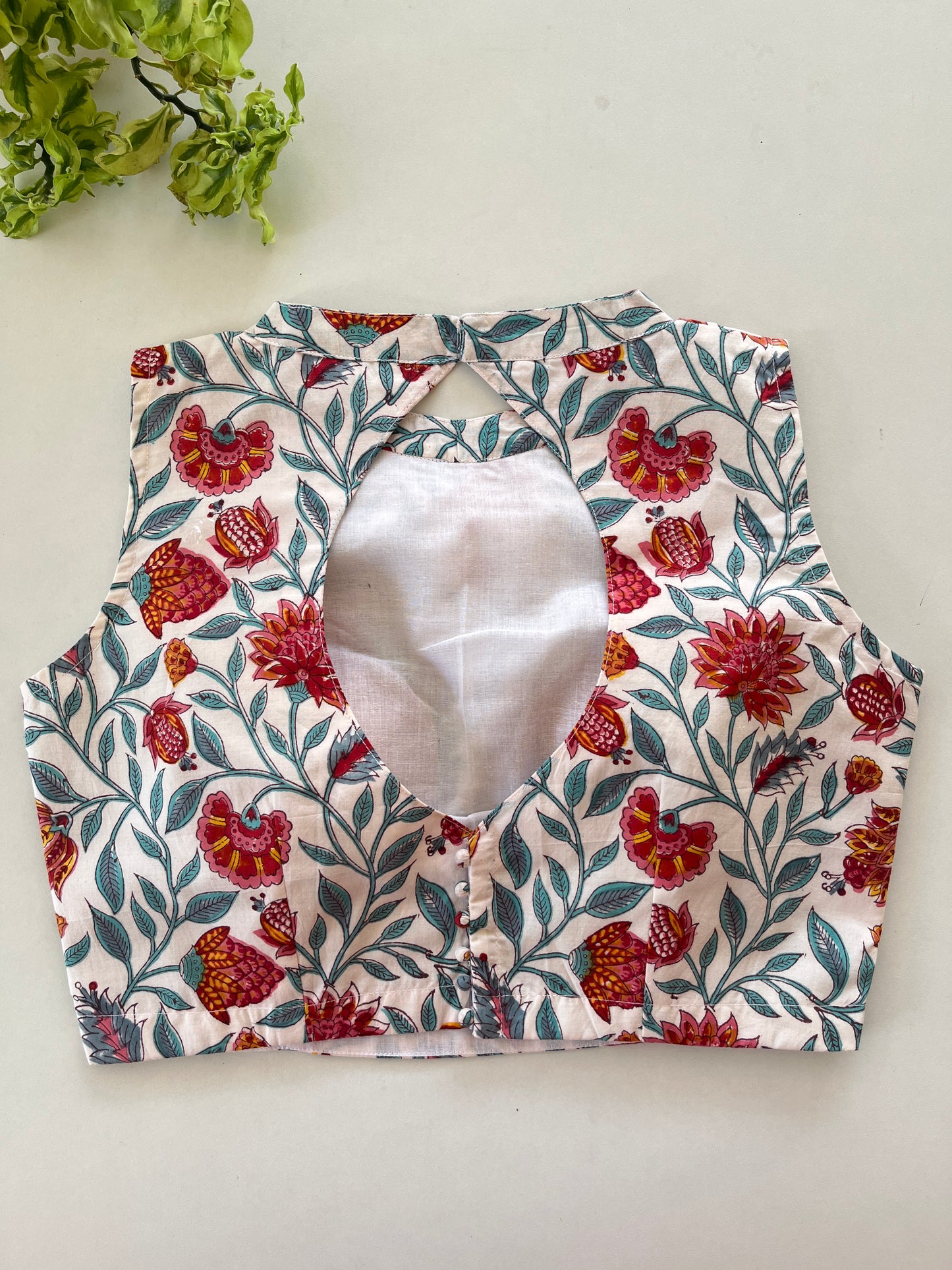 Floral Cotton Blouse