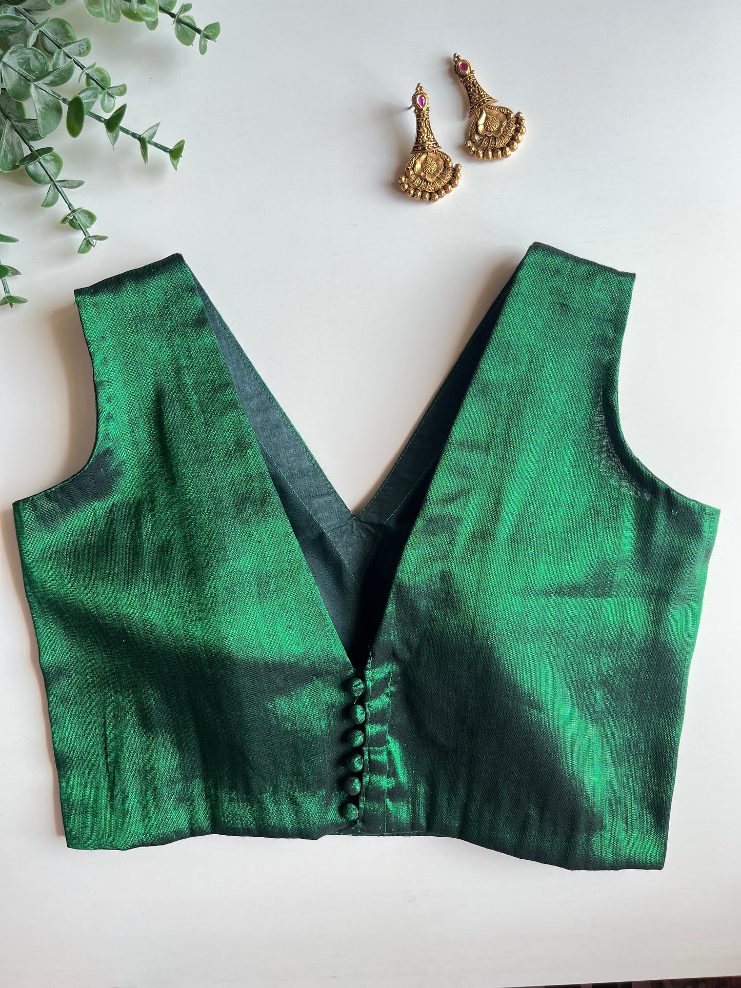 Green Tissue Blouse