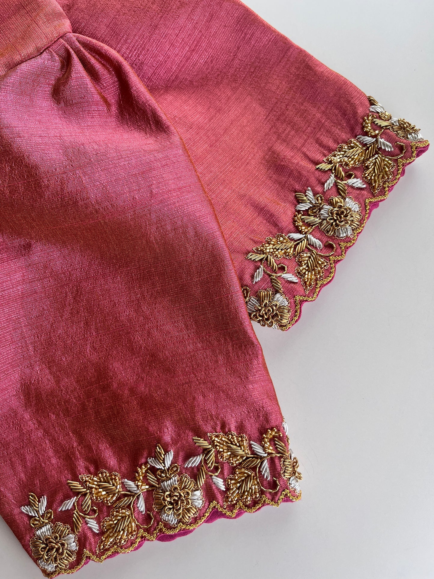 Blush Pink Handwork Blouse