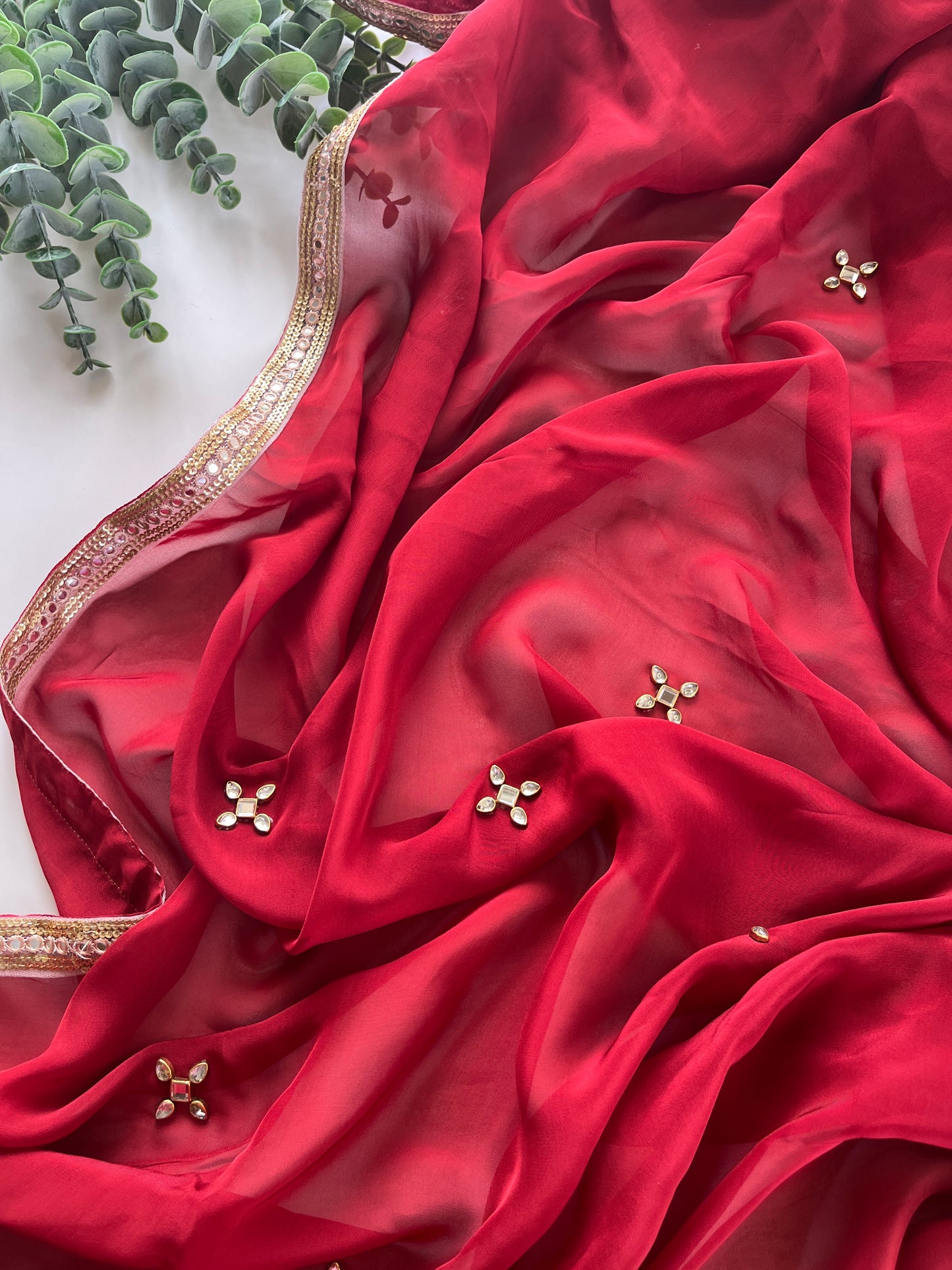 Afeera in Crimson Red