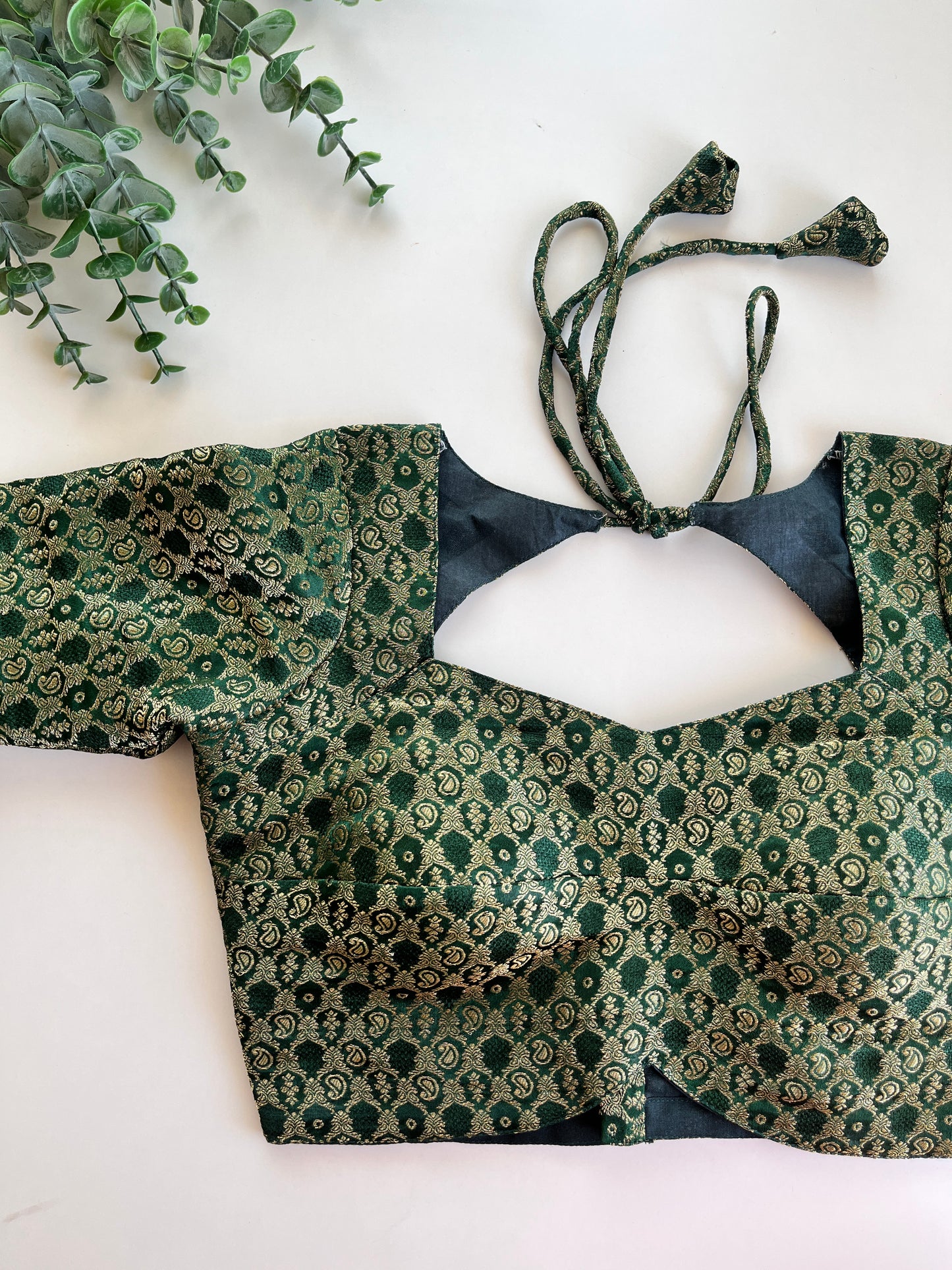 Green Banaras Blouse