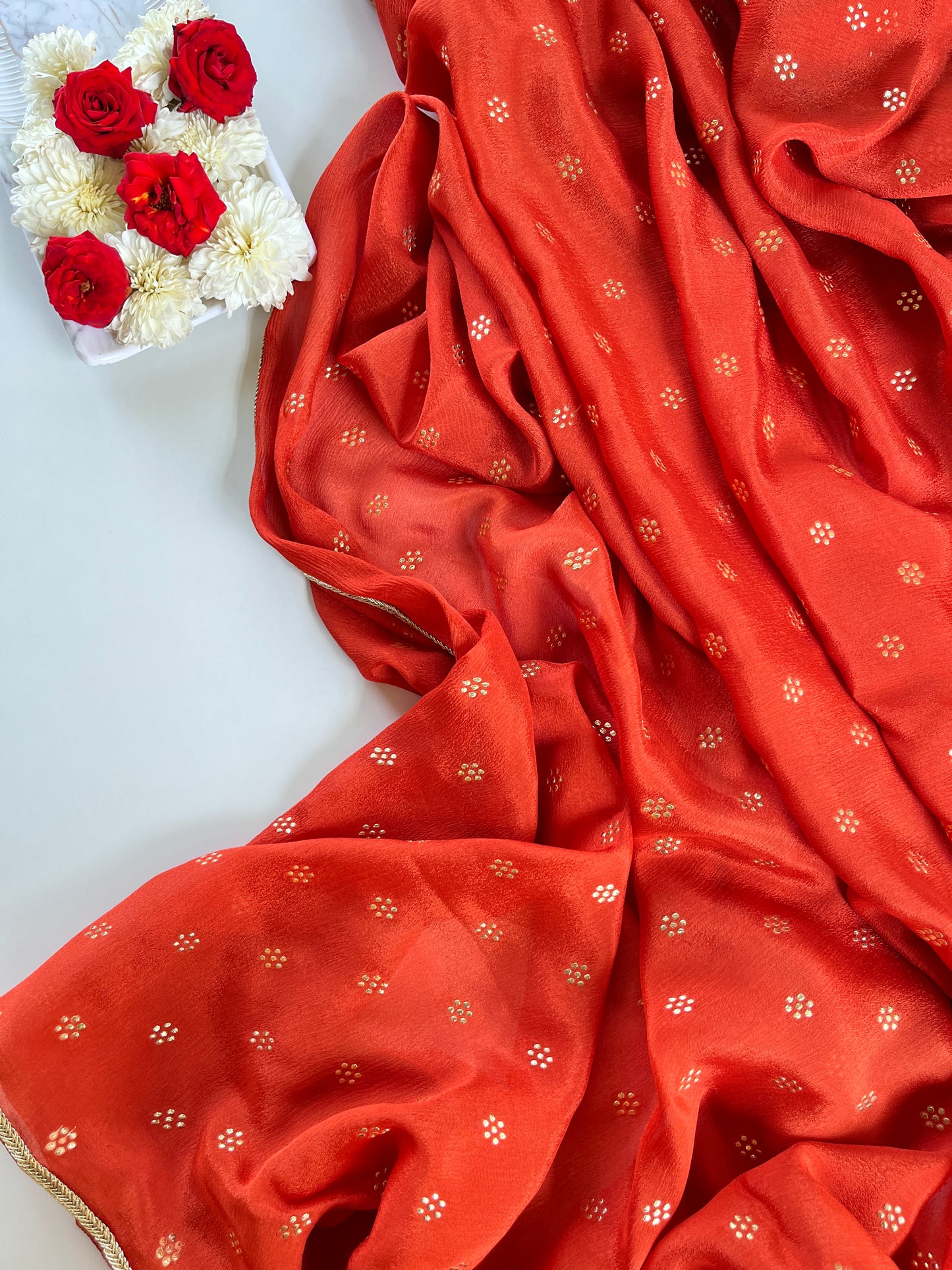 Aayat in Rust Orange
