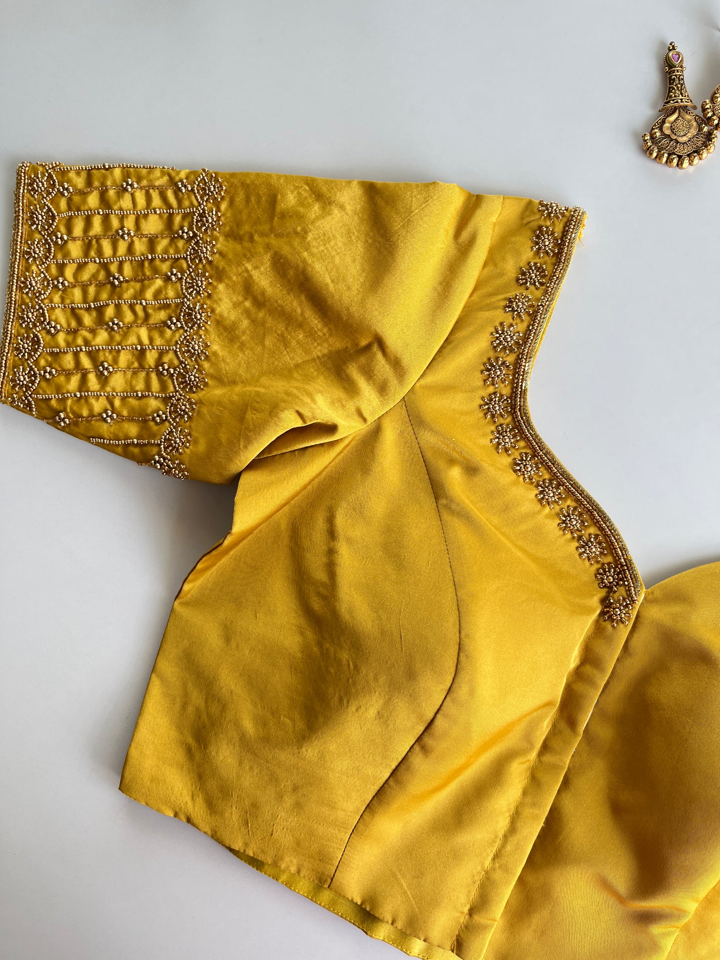 Yellow Handwork Blouse