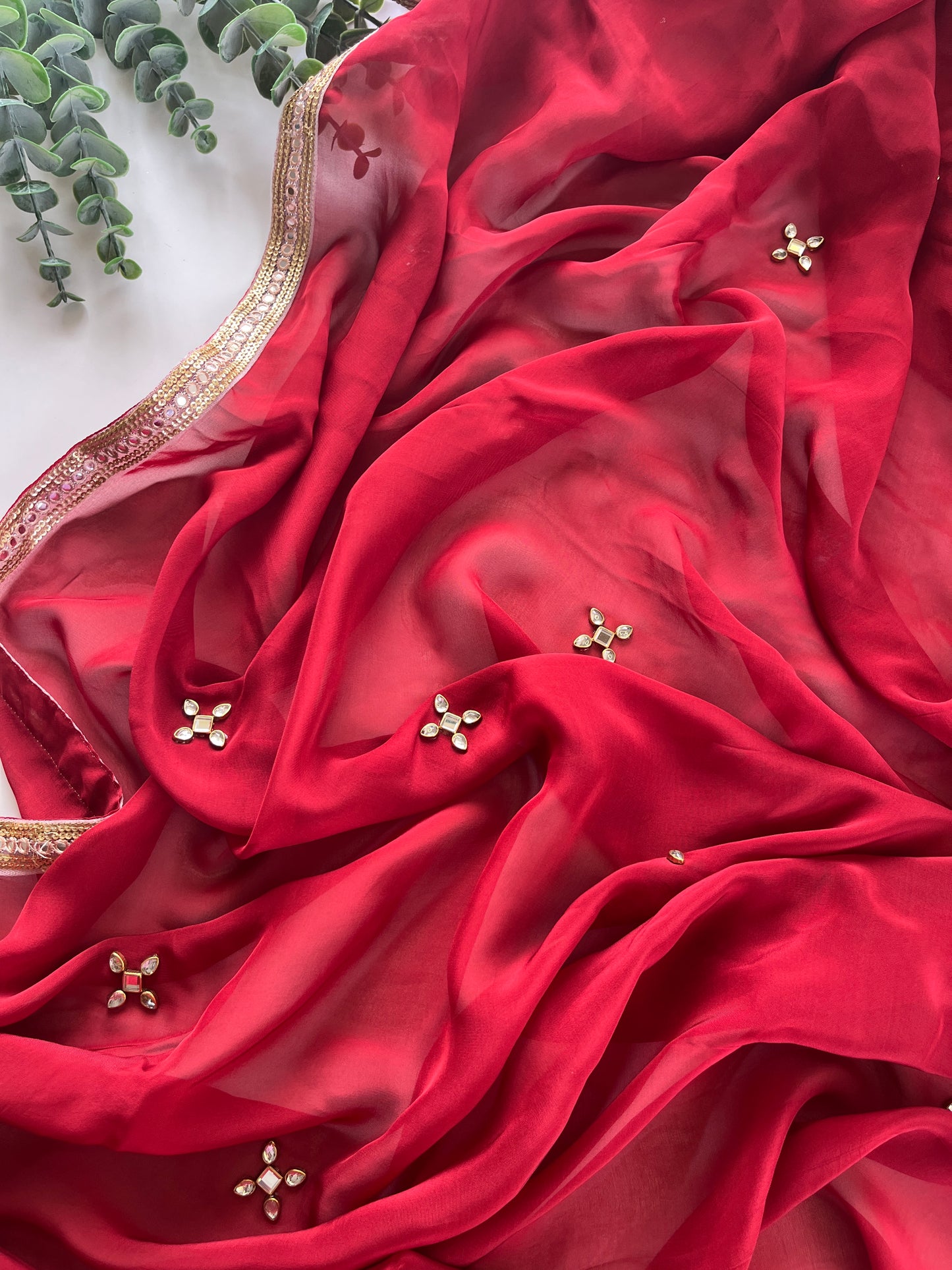 Afeera in Crimson Red