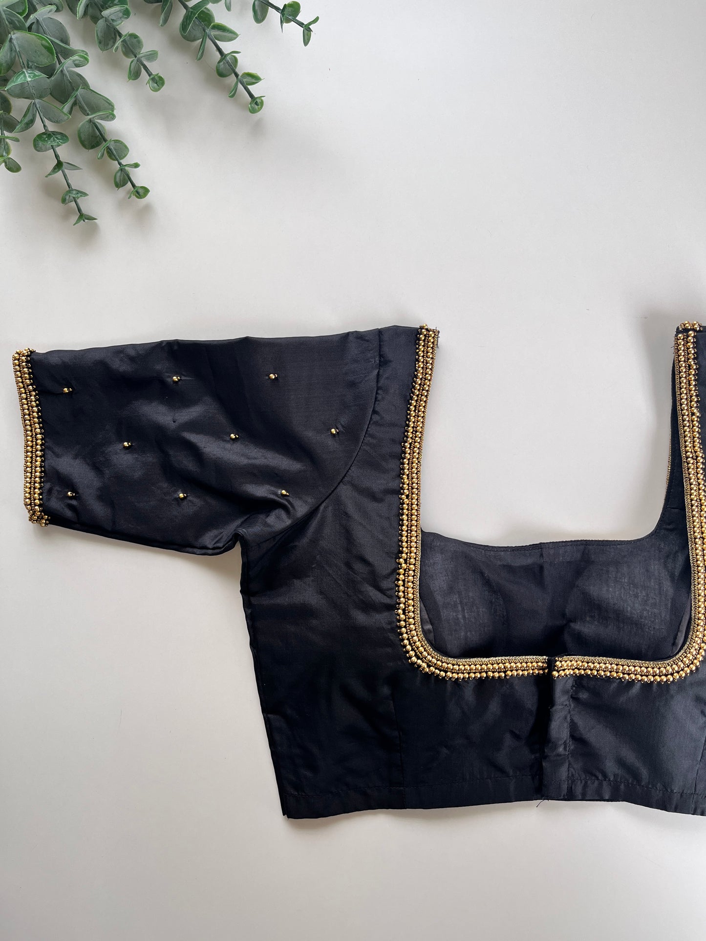 Black Handwork Blouse