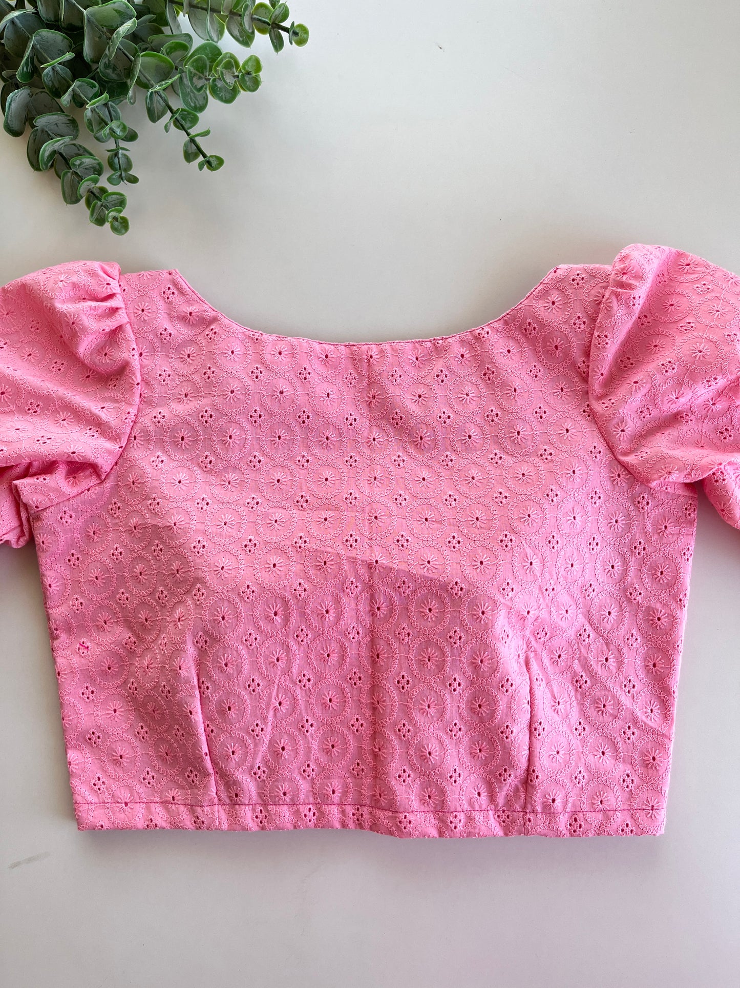 Baby Pink Hakoba Blouse