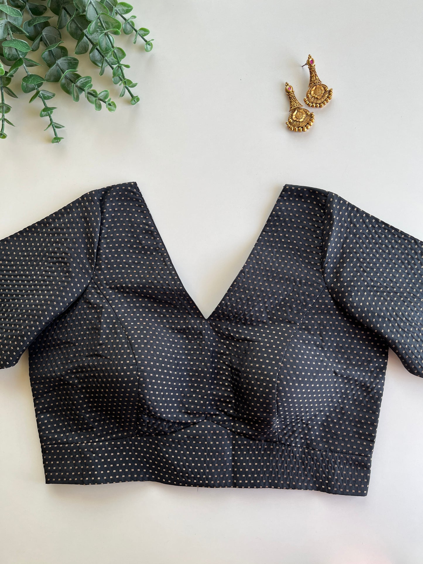 Polka Black Blouse