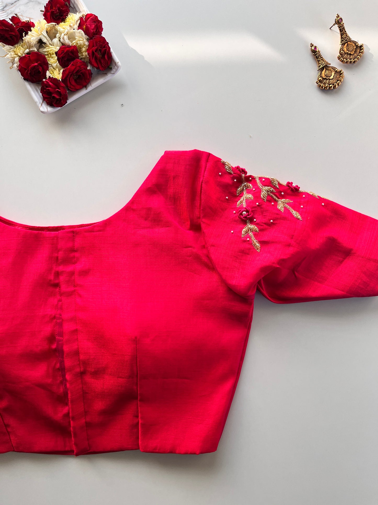 Bullion Rose Handwork Blouse