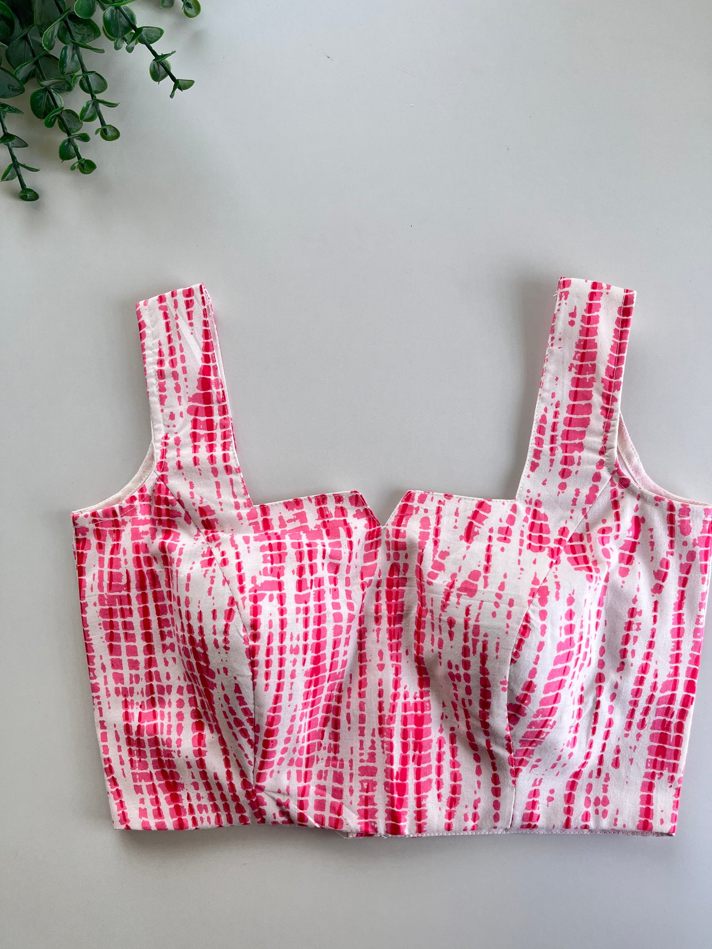 Red Tie Dye Blouse
