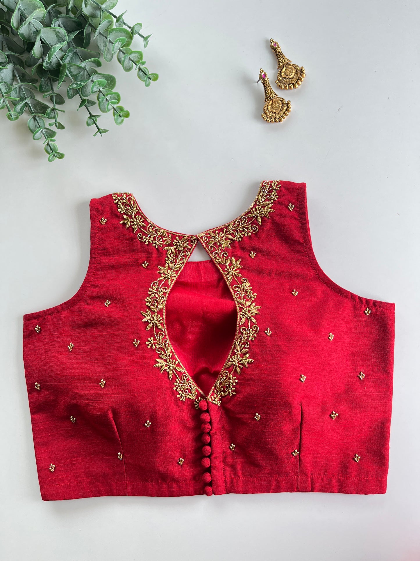 Staple Series - Red Maroon Blouse