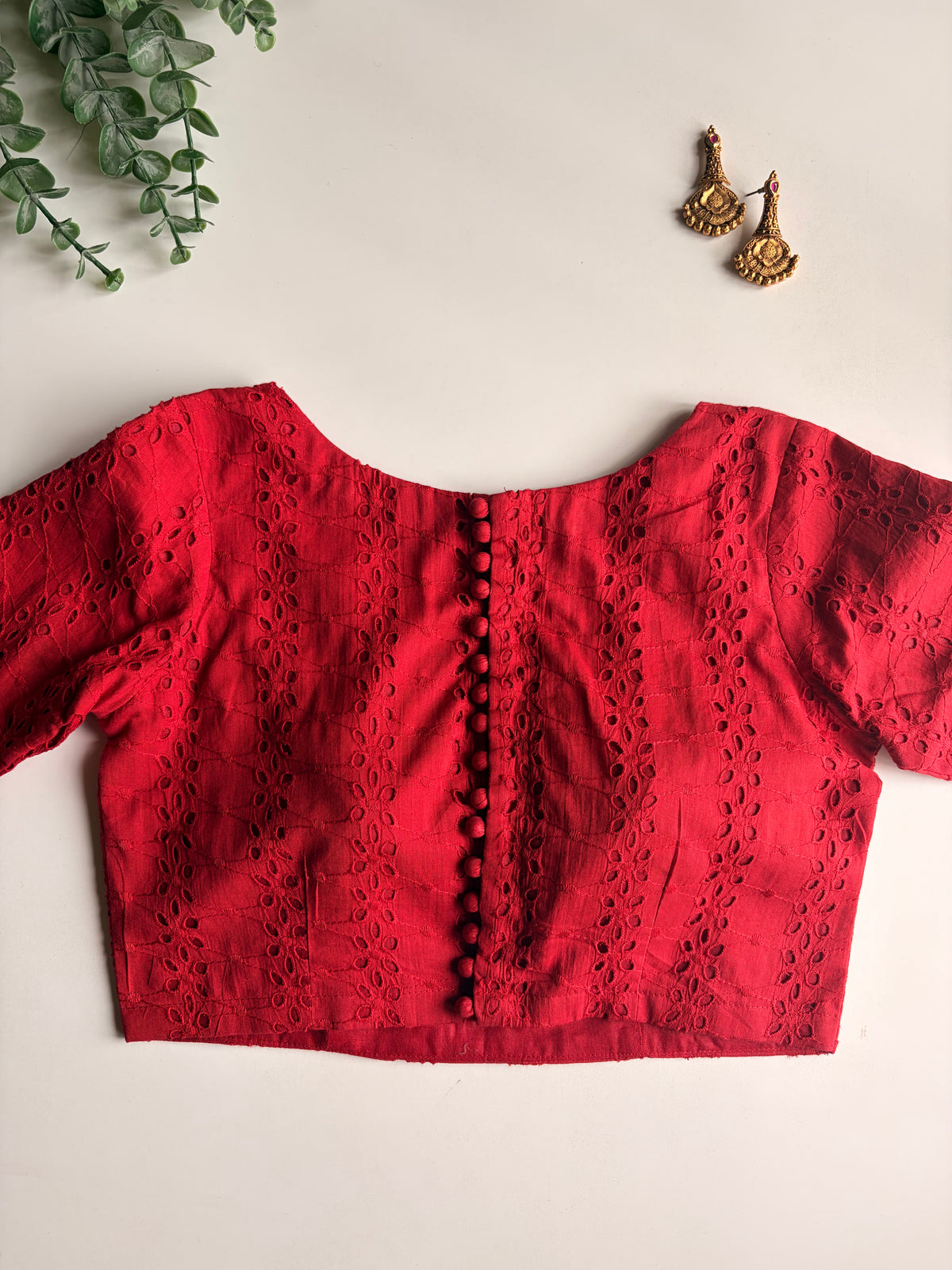 Ruby Red Hakoba Blouse