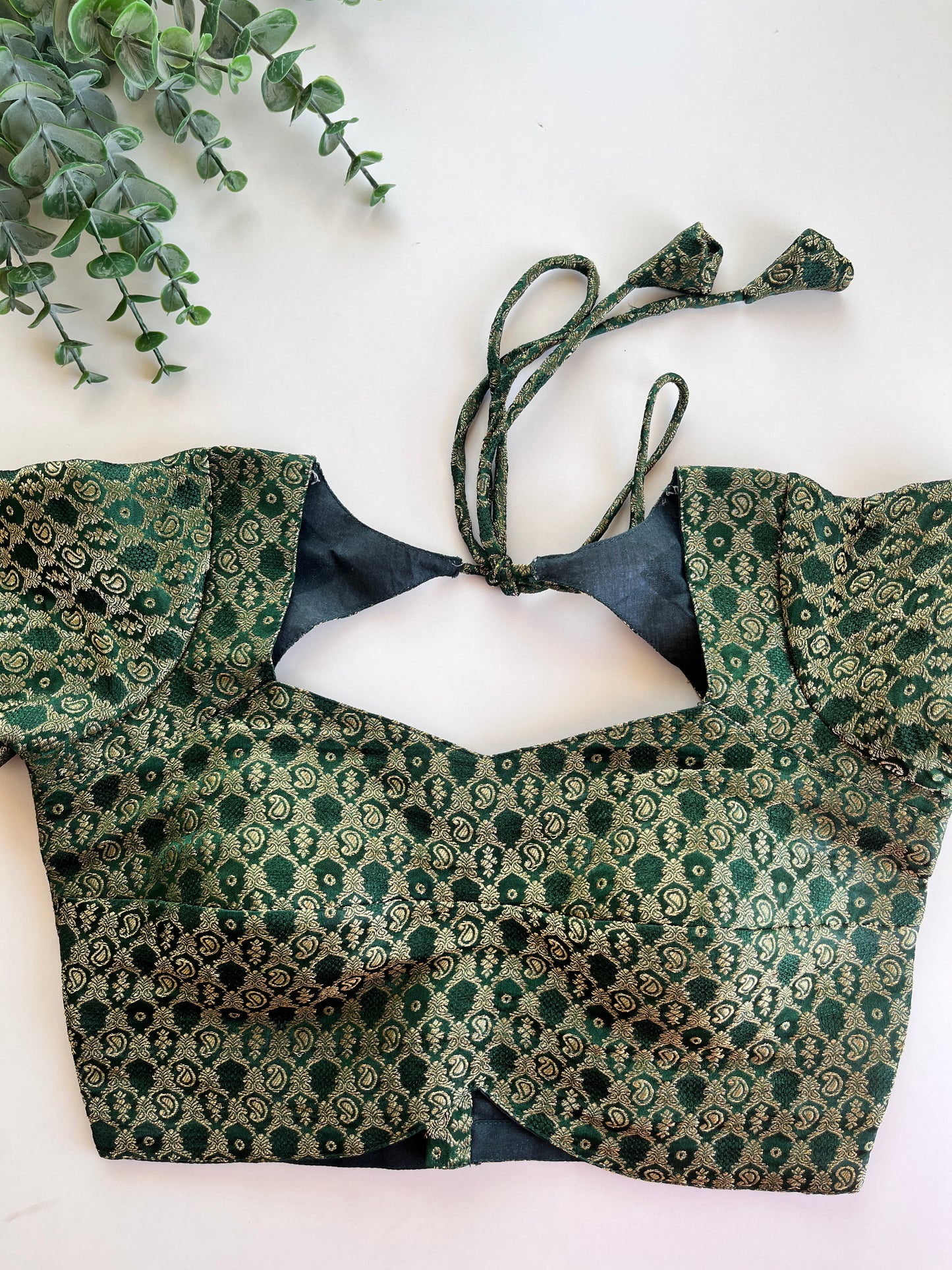 Green Banaras Blouse
