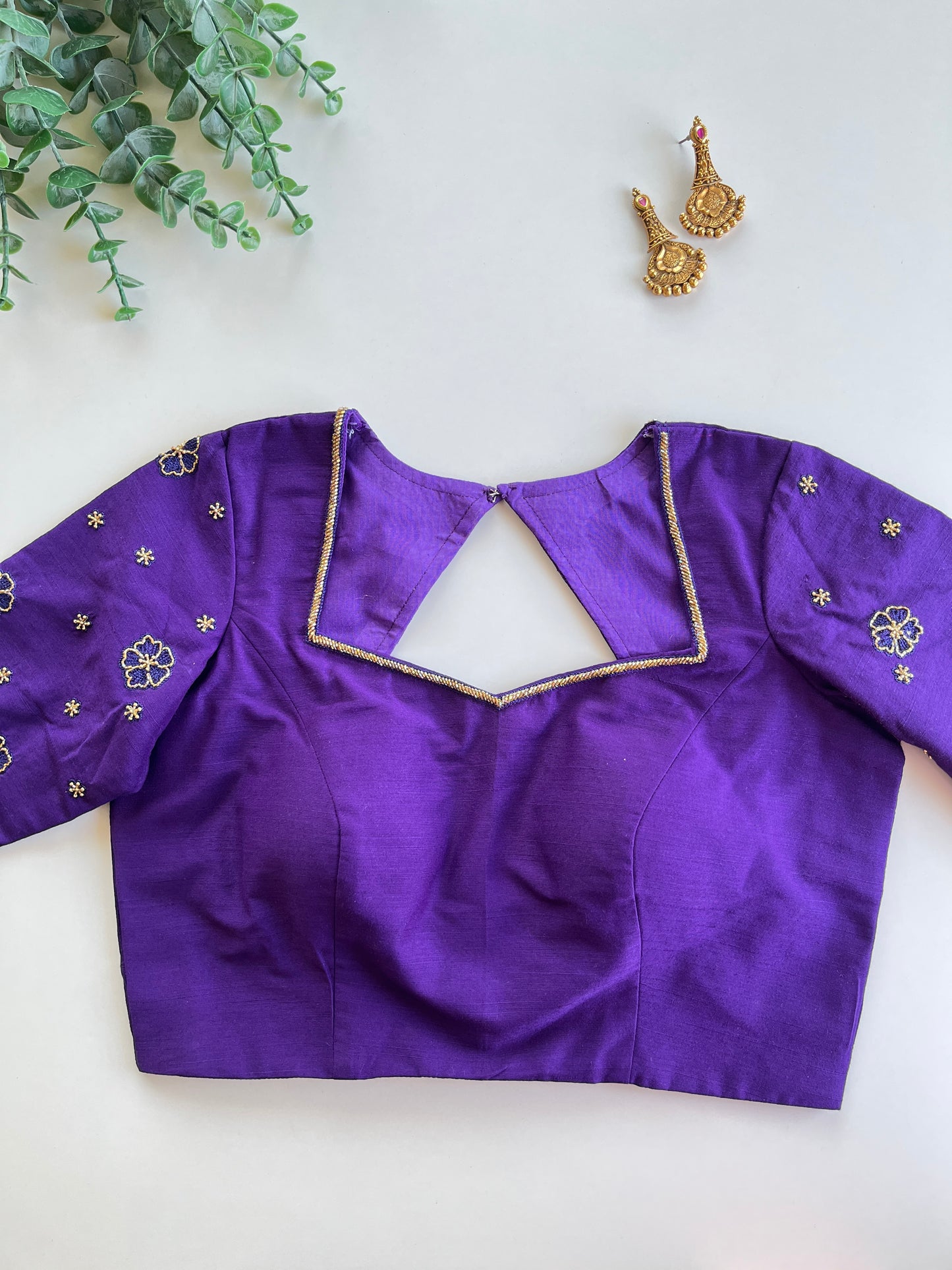 Violet Handwork Blouse