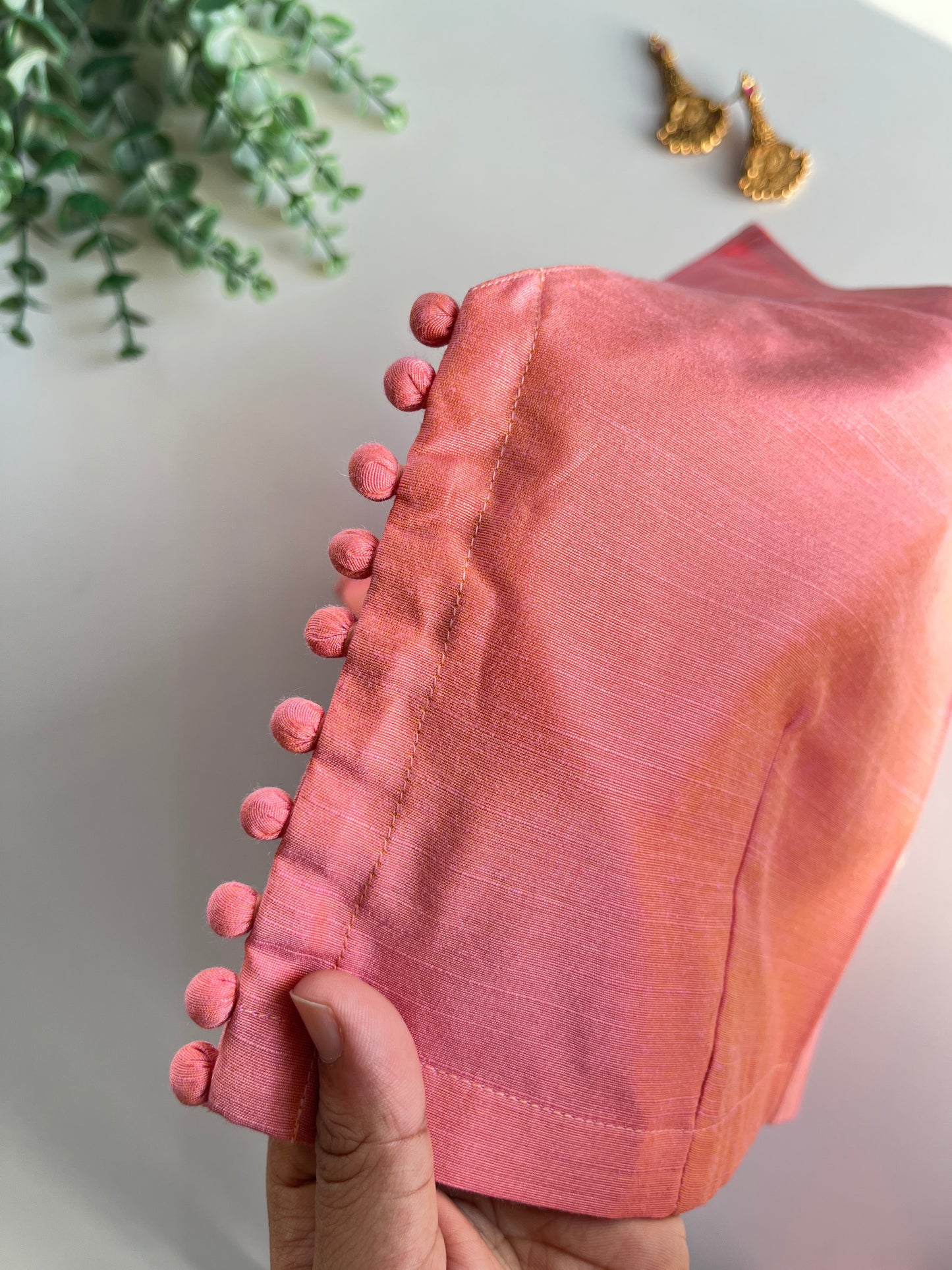 Basic Peach Pink Blouse