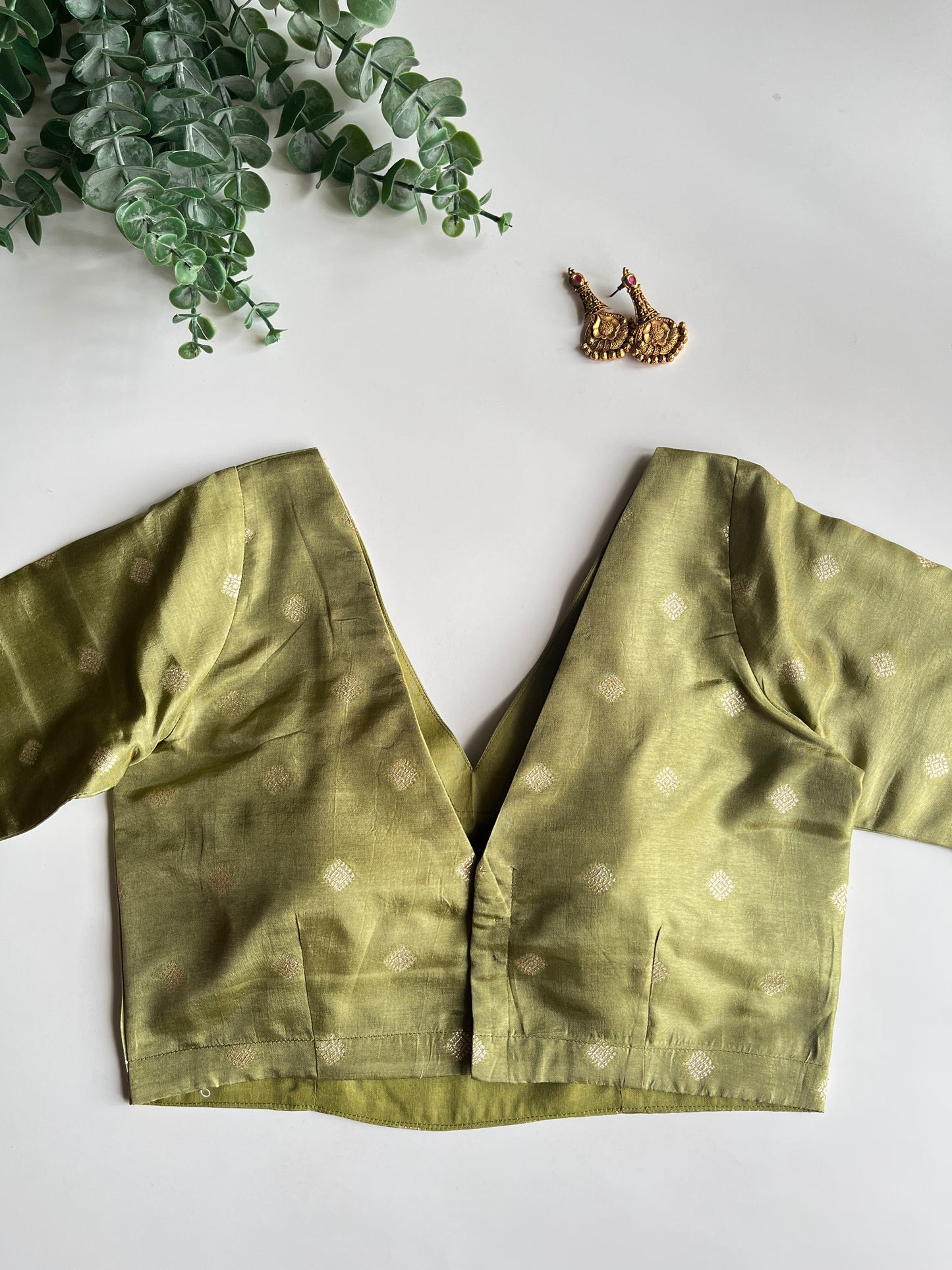 Sage Green Butta Blouse