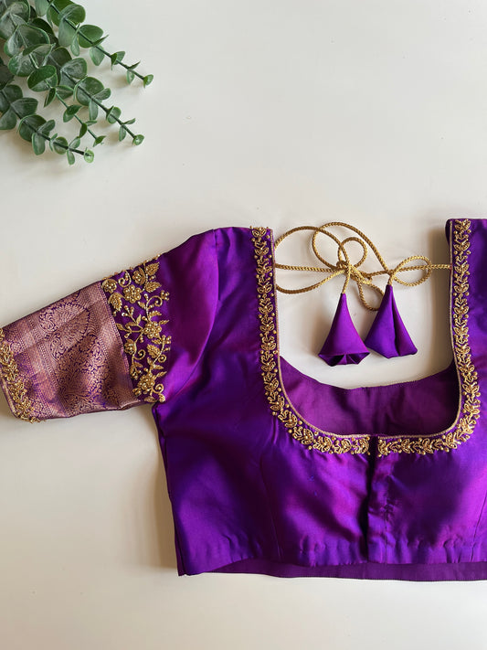 Purple Bridal Blouse
