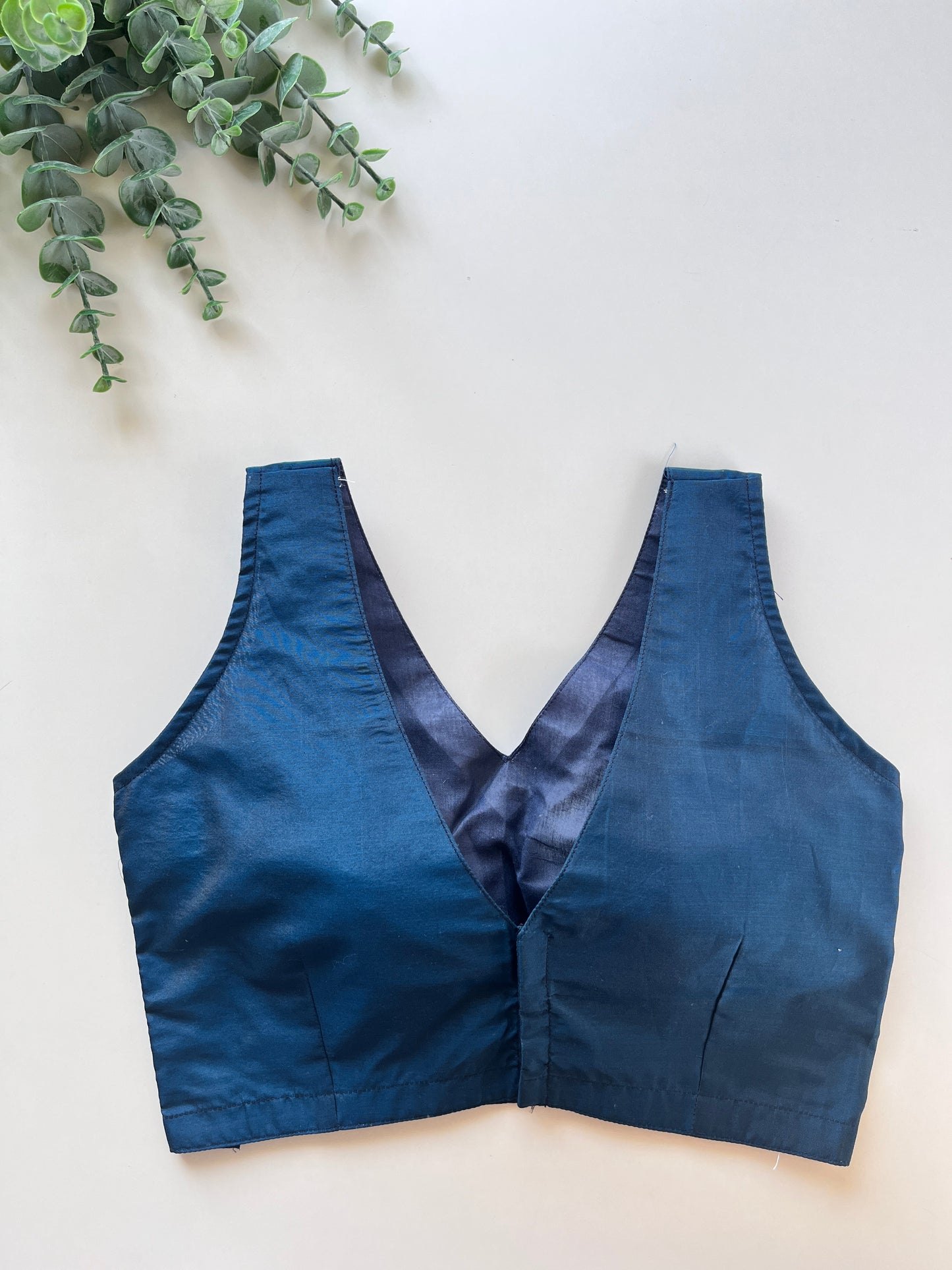 Basic Ocean Blue Blouse