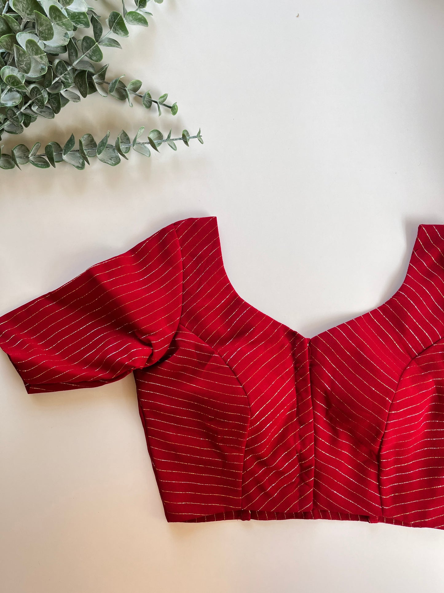 Date Night Red Blouse