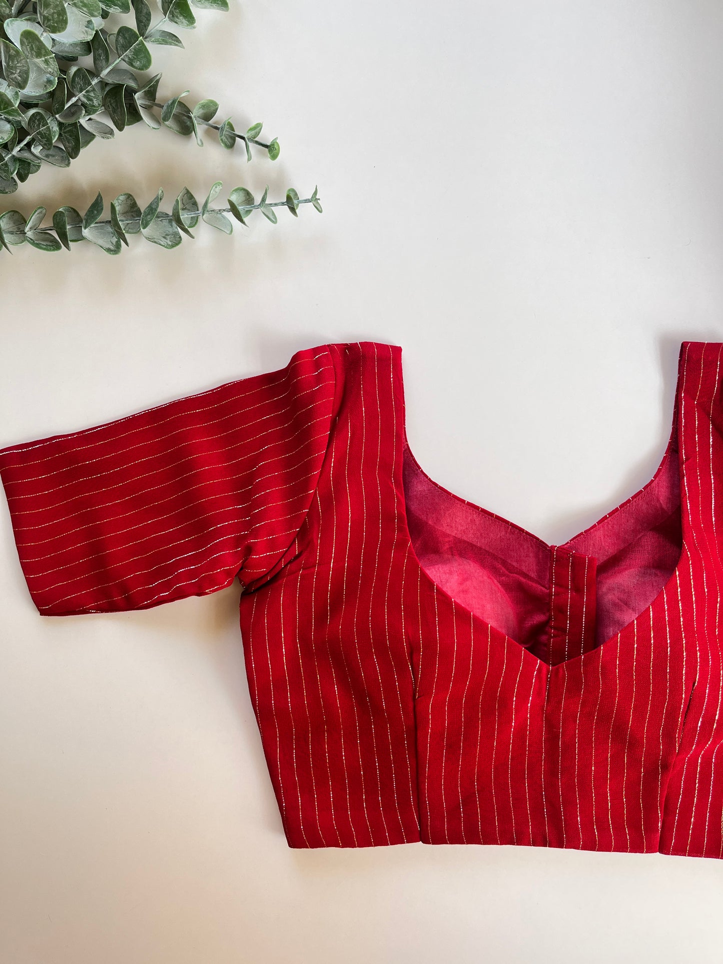 Date Night Red Blouse