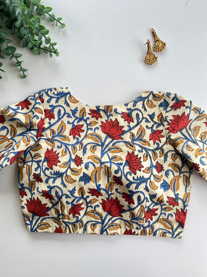 Off-White Kalamkari Blouse