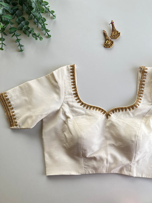 Off-White Handwork Blouse