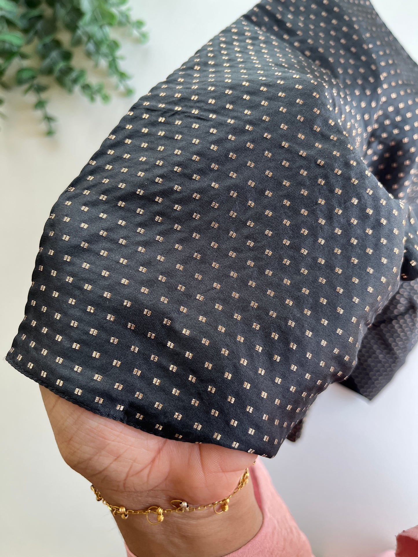 Polka Black Blouse