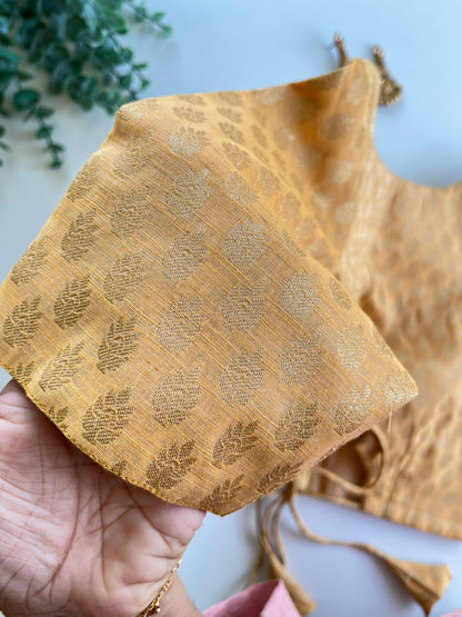 Golden Brocade Blouse