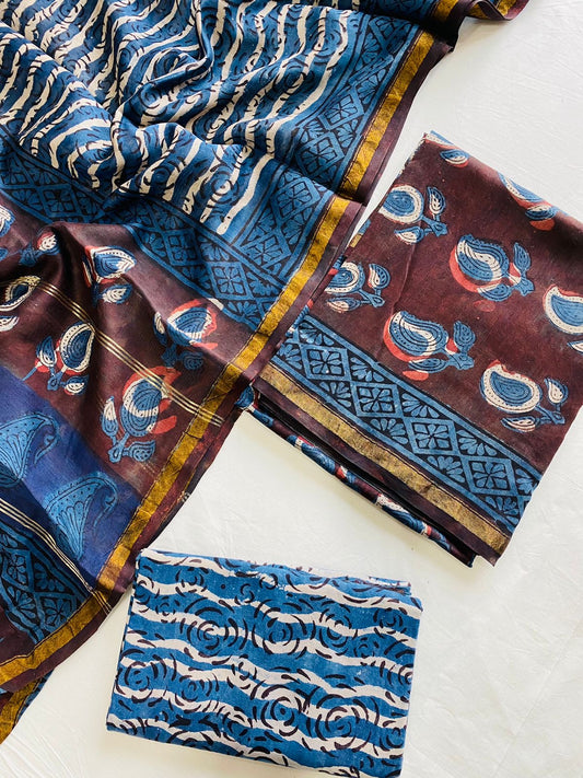 Chanderi Silk Suit