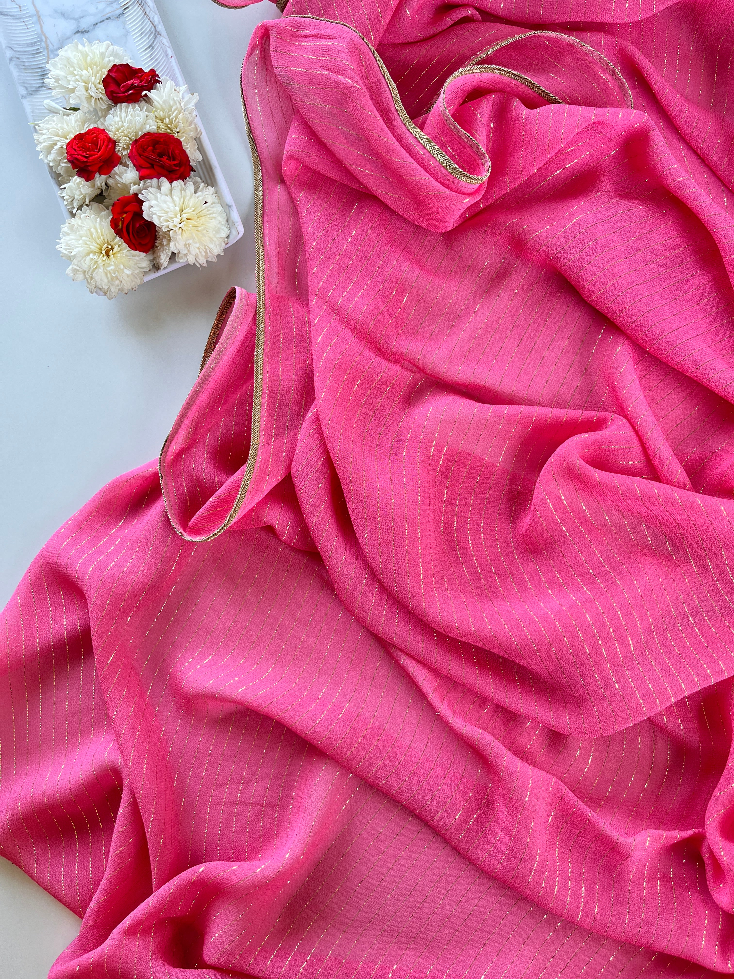 Saudi Rsa Pink Saba in Candy Pink – Blouses by Barakah