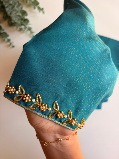 Rama Blue Handwork Blouse