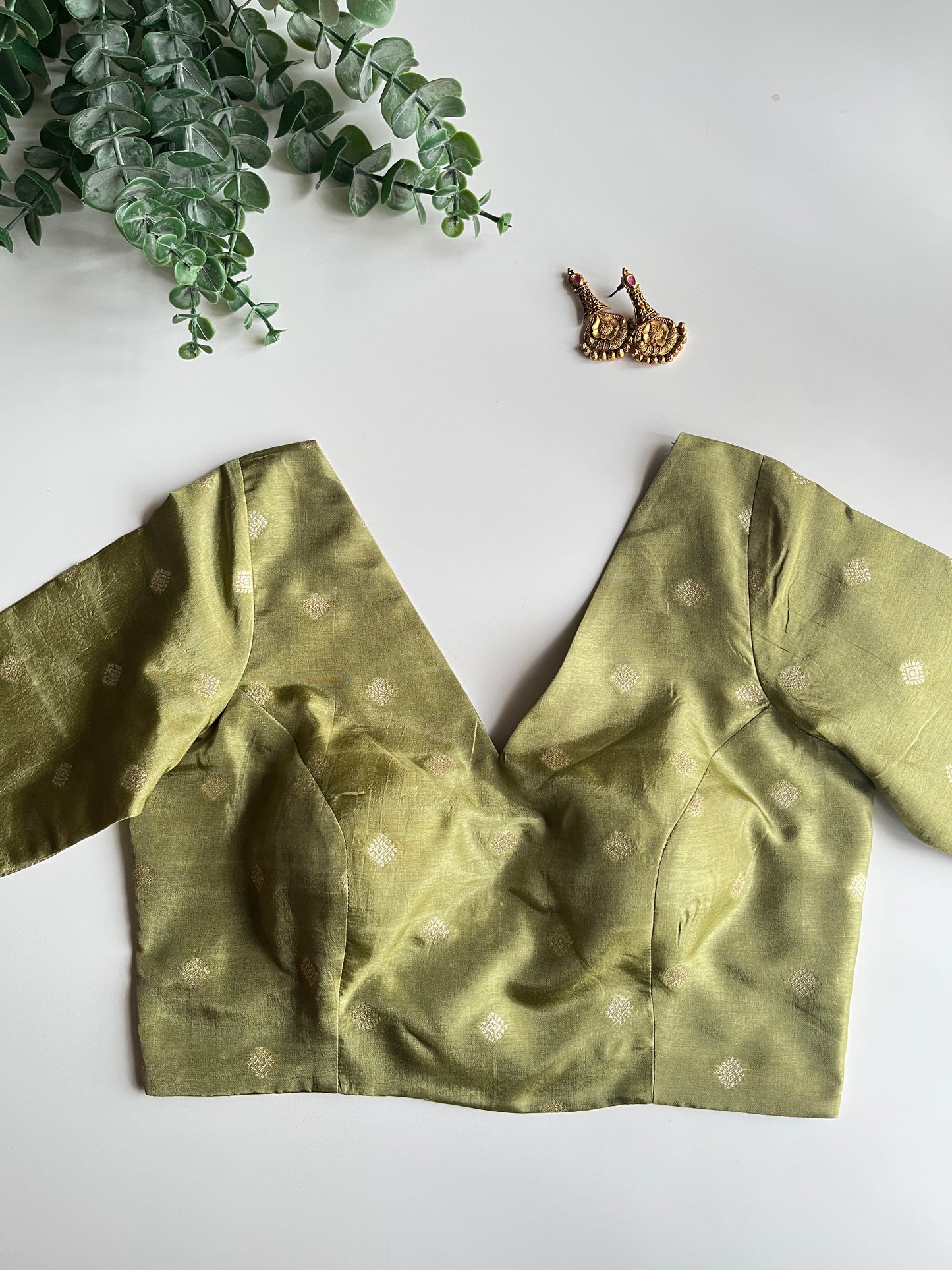 Sage Green Butta Blouse