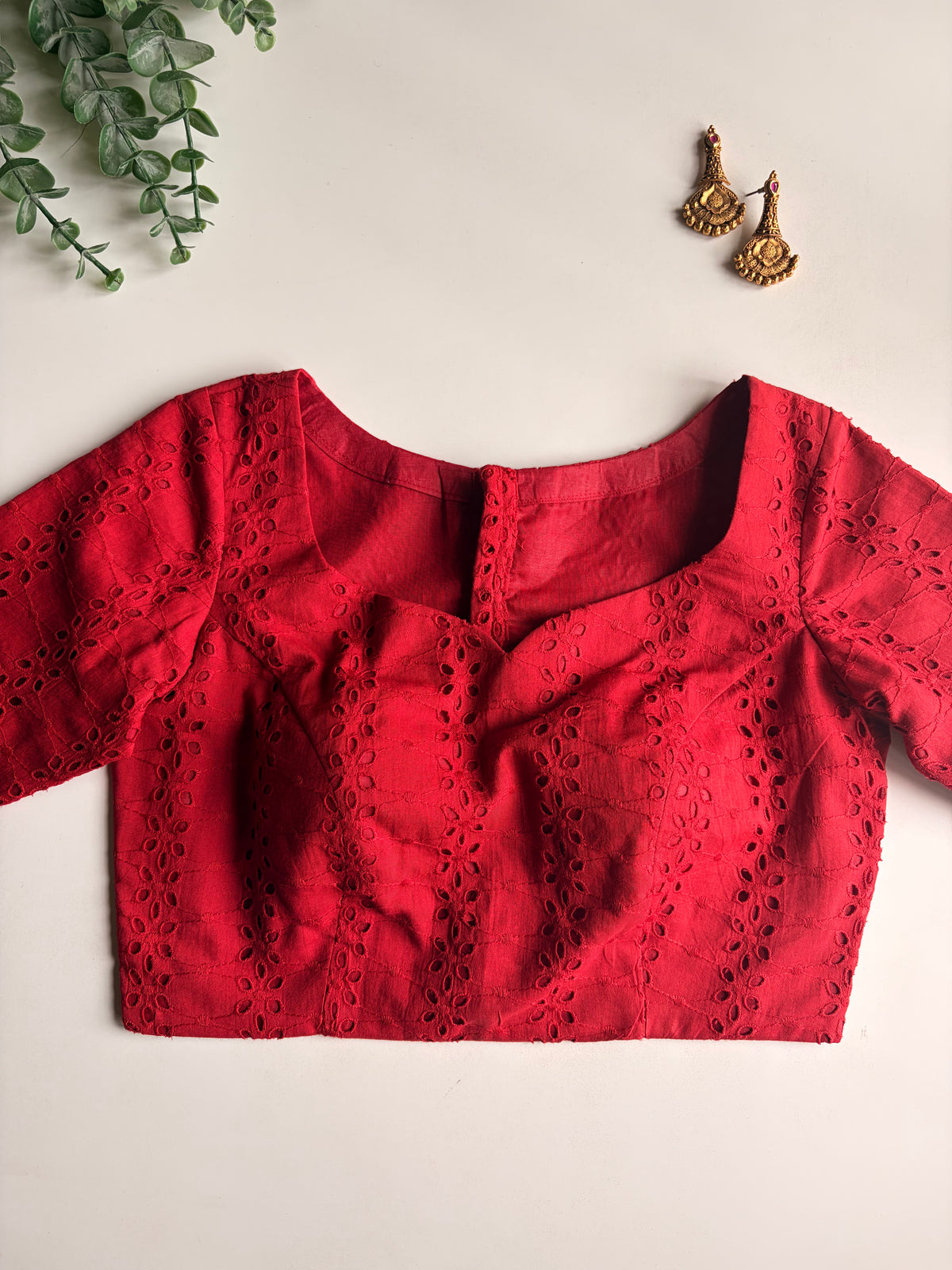 Ruby Red Hakoba Blouse