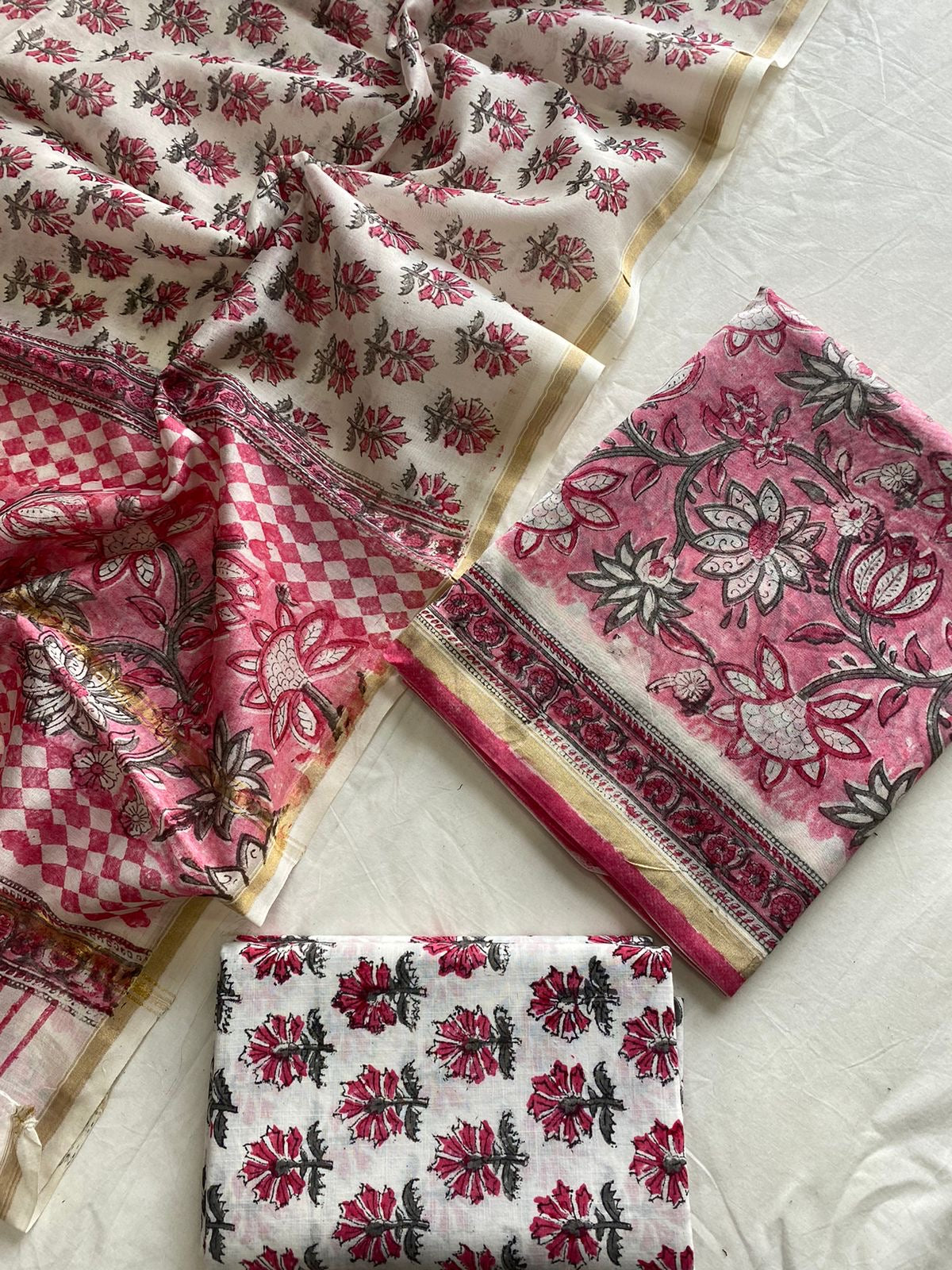 Chanderi Silk Suit