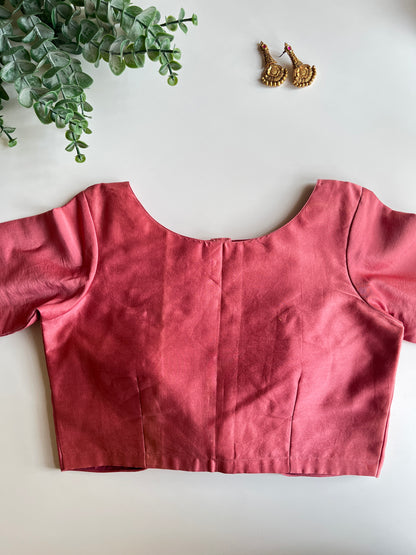 Blush Pink Pintuck Blouse