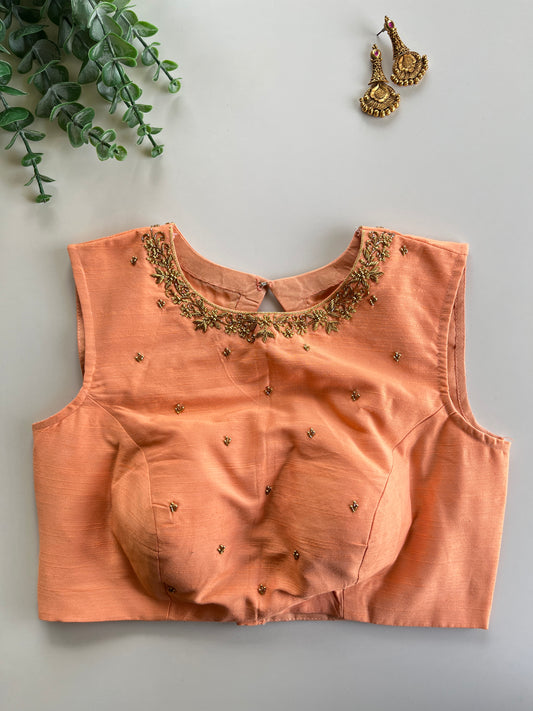 Staple Series - Peach Blouse
