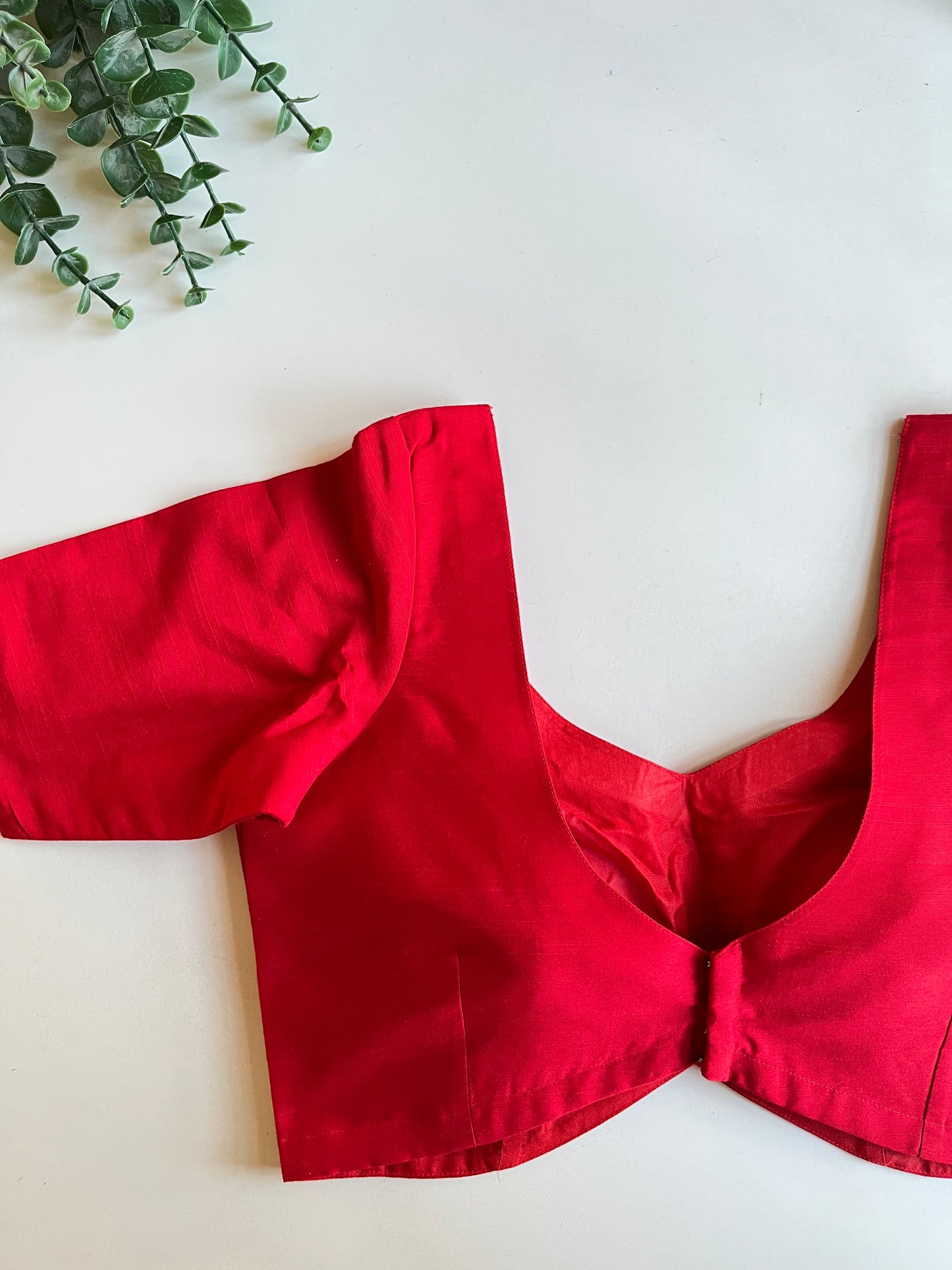 Basic Red Blouse