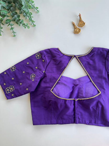 Violet Handwork Blouse