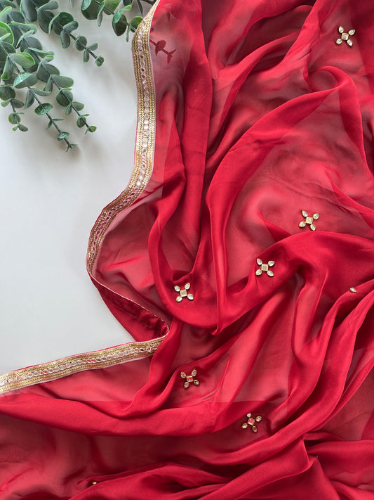 Afeera in Crimson Red