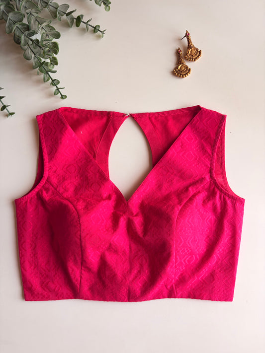 Pink Cotton Blouse