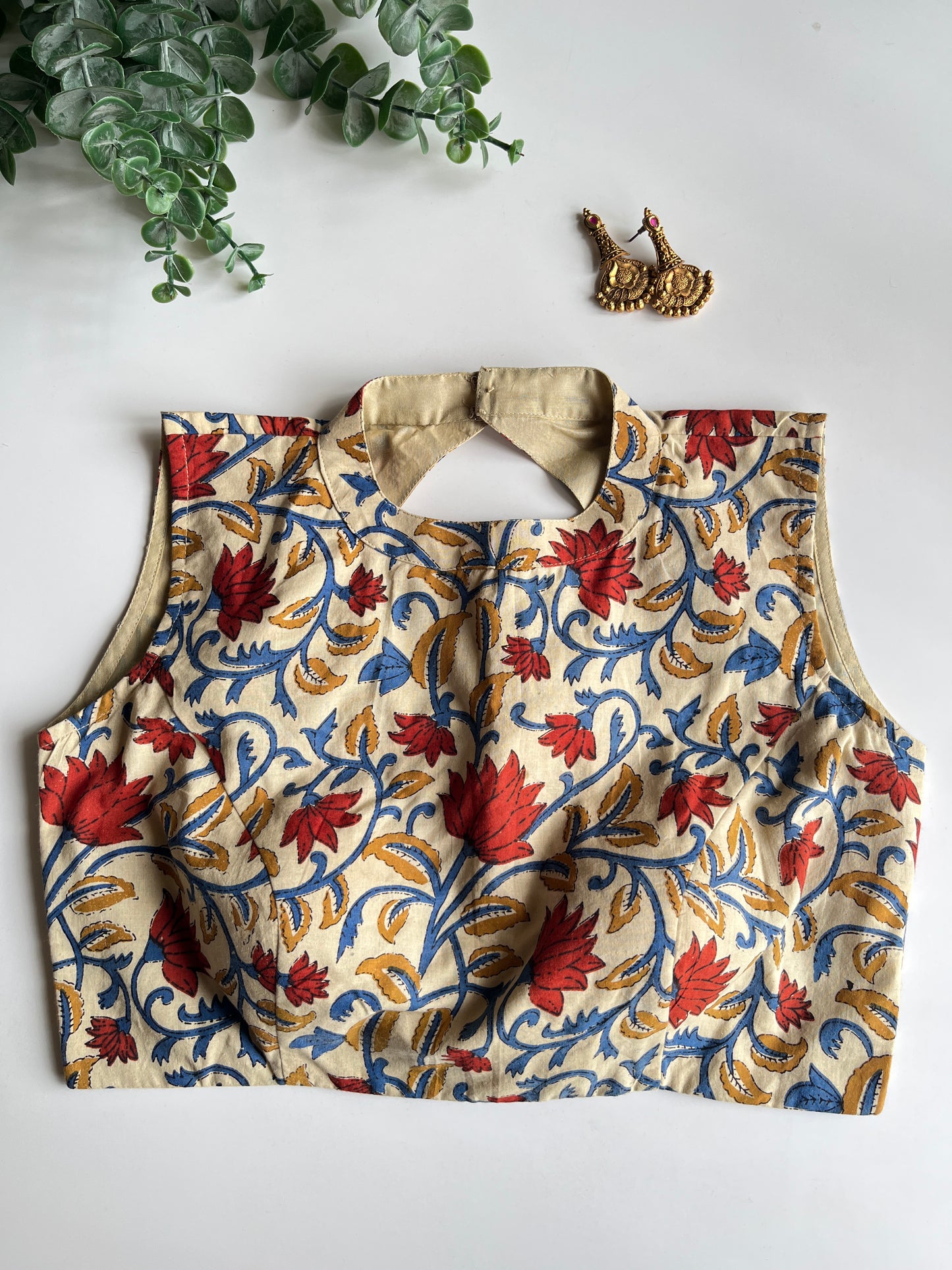 Kalamkari Cotton Blouse