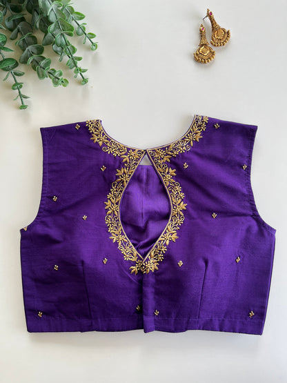 Staple Series - Brinjal Purple Blouse