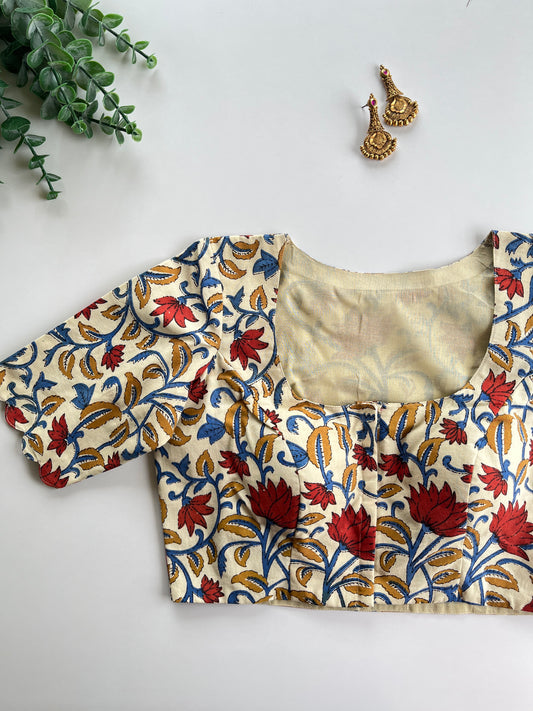 Off-White Kalamkari Blouse